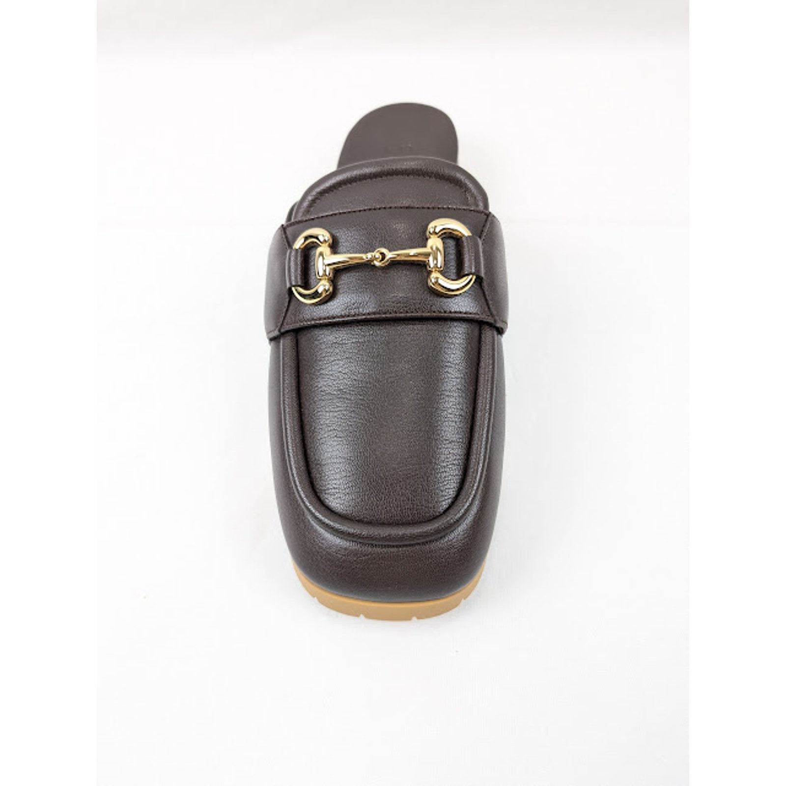 Gucci o1rshd1 Horsebit Open Back Loafers in Brown Size US 10 / EU 43 - 5 Thumbnail
