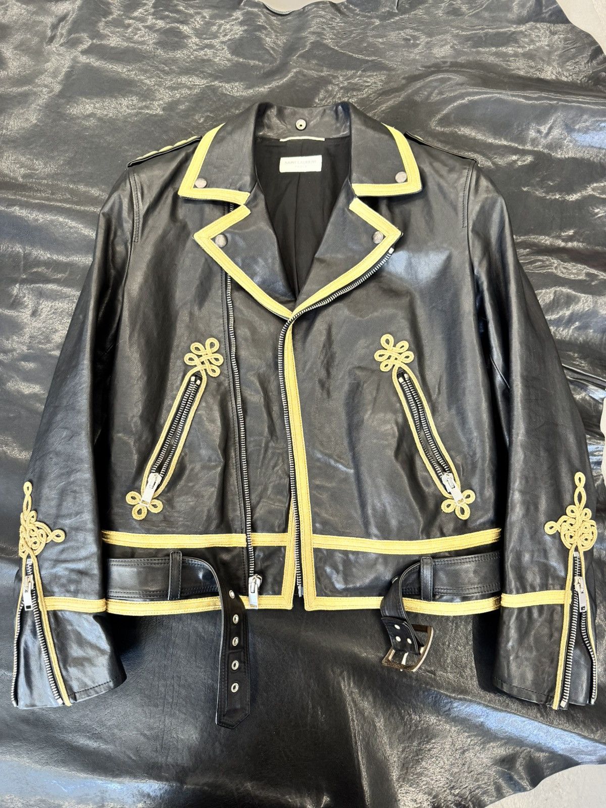 Saint Laurent Paris Saint Laurent Paris 15SS Leather Jacket Size US M / EU 48-50 / 2 - 2 Thumbnail