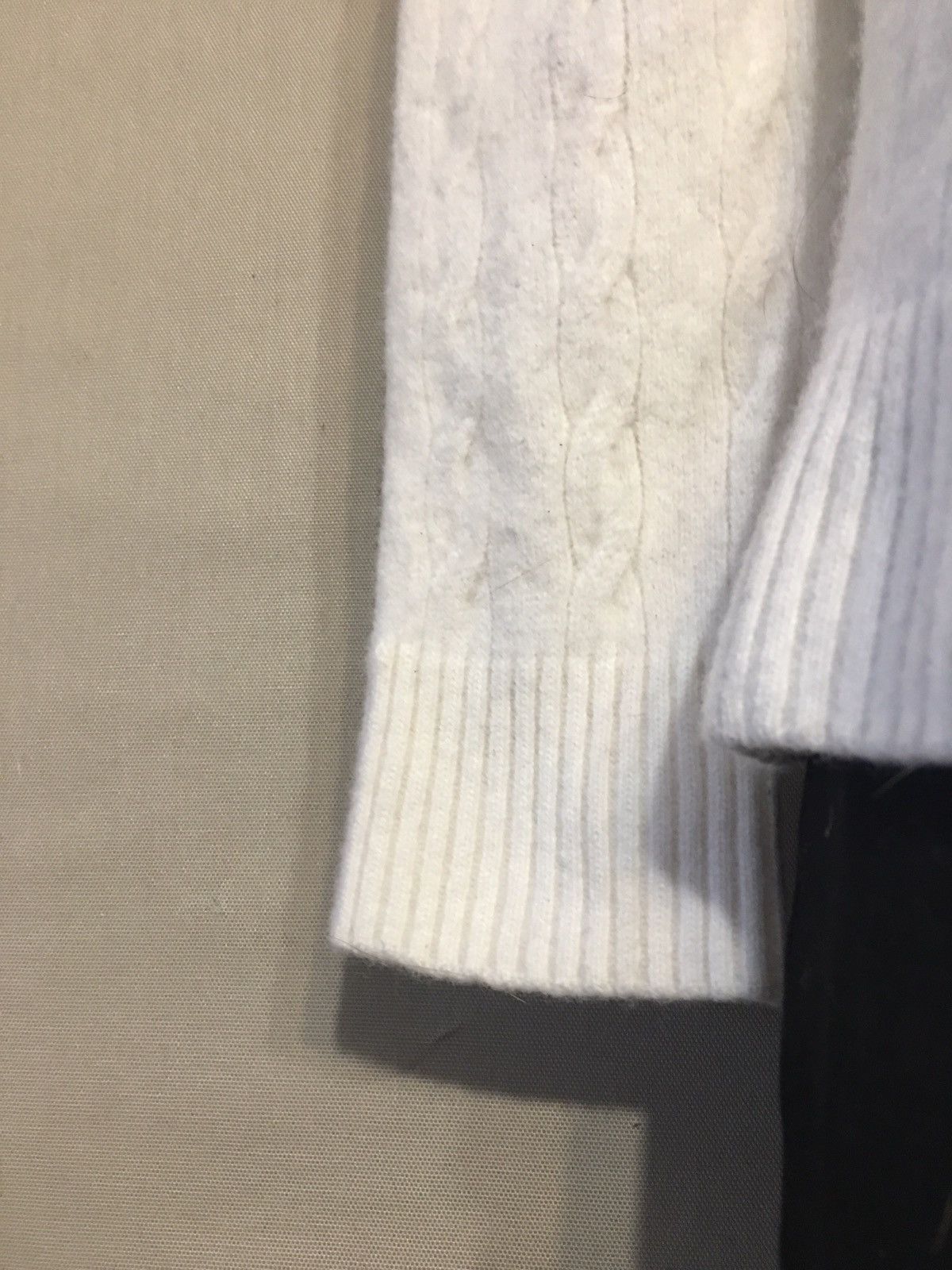 Lacoste Lacoste White Wool Knit Pullover Sweater Size L Size L / US 10 / IT 46 - 5 Thumbnail