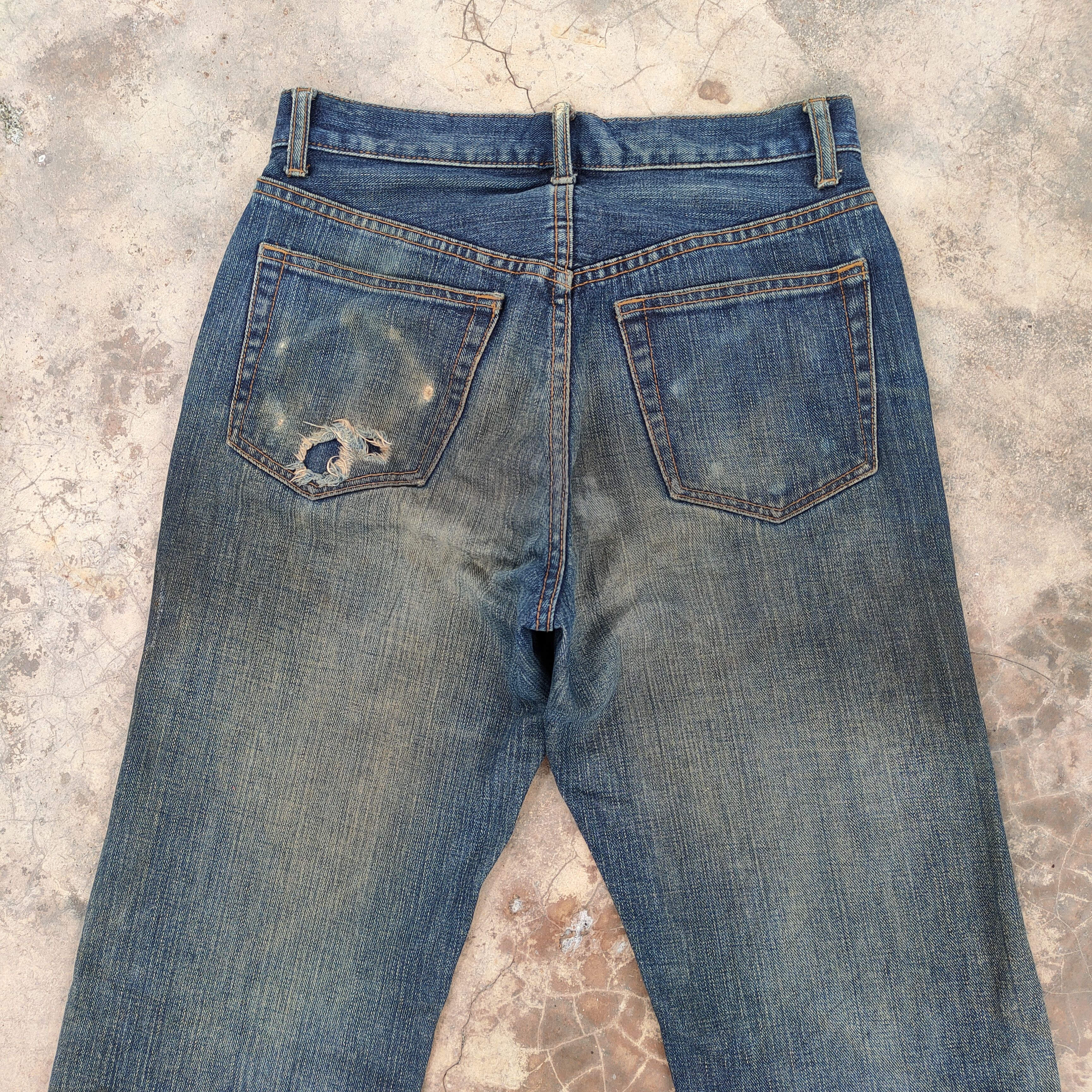 Japanese Brand VINTAGE JAPANESE RUSTY FADED JEANS DENIM PANTS Size US 29 - 9 Thumbnail