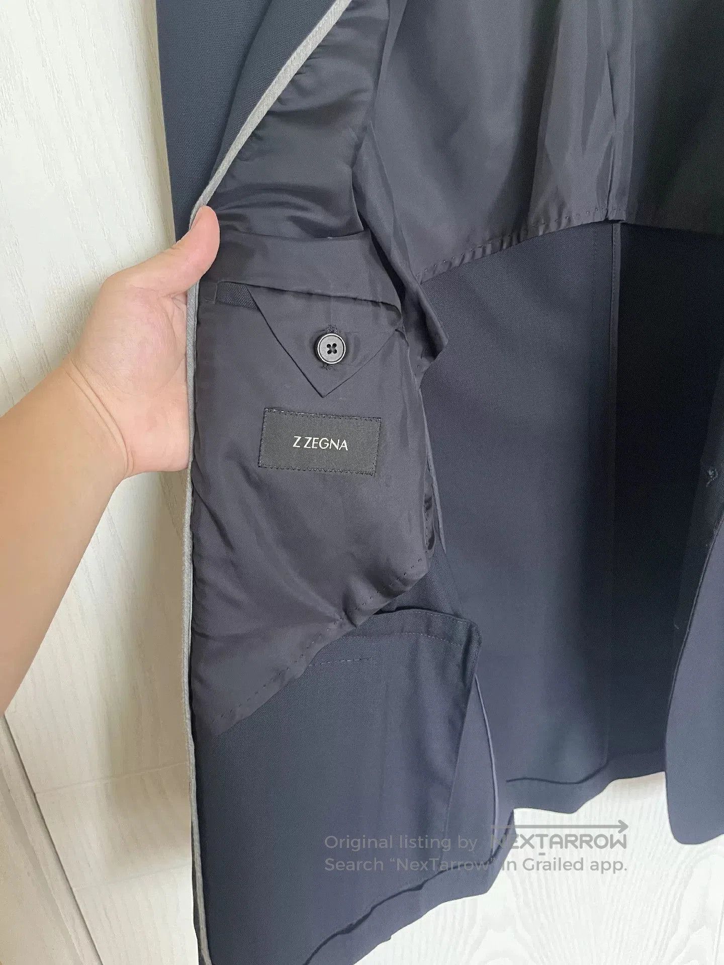 Z Zegna Z Zegna Navy Casual Blazer for Men. Size US S / EU 44-46 / 1 - 7 Thumbnail