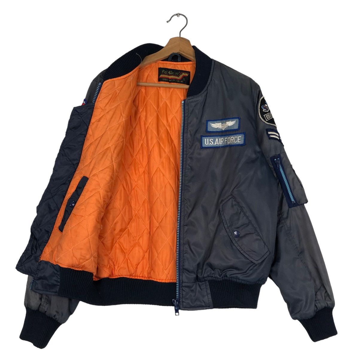 Japanese Brand 🔥Riot Riot Vintage Bomber Jacket Military Us Air Force Team Size US M / EU 48-50 / 2 - 15 Thumbnail