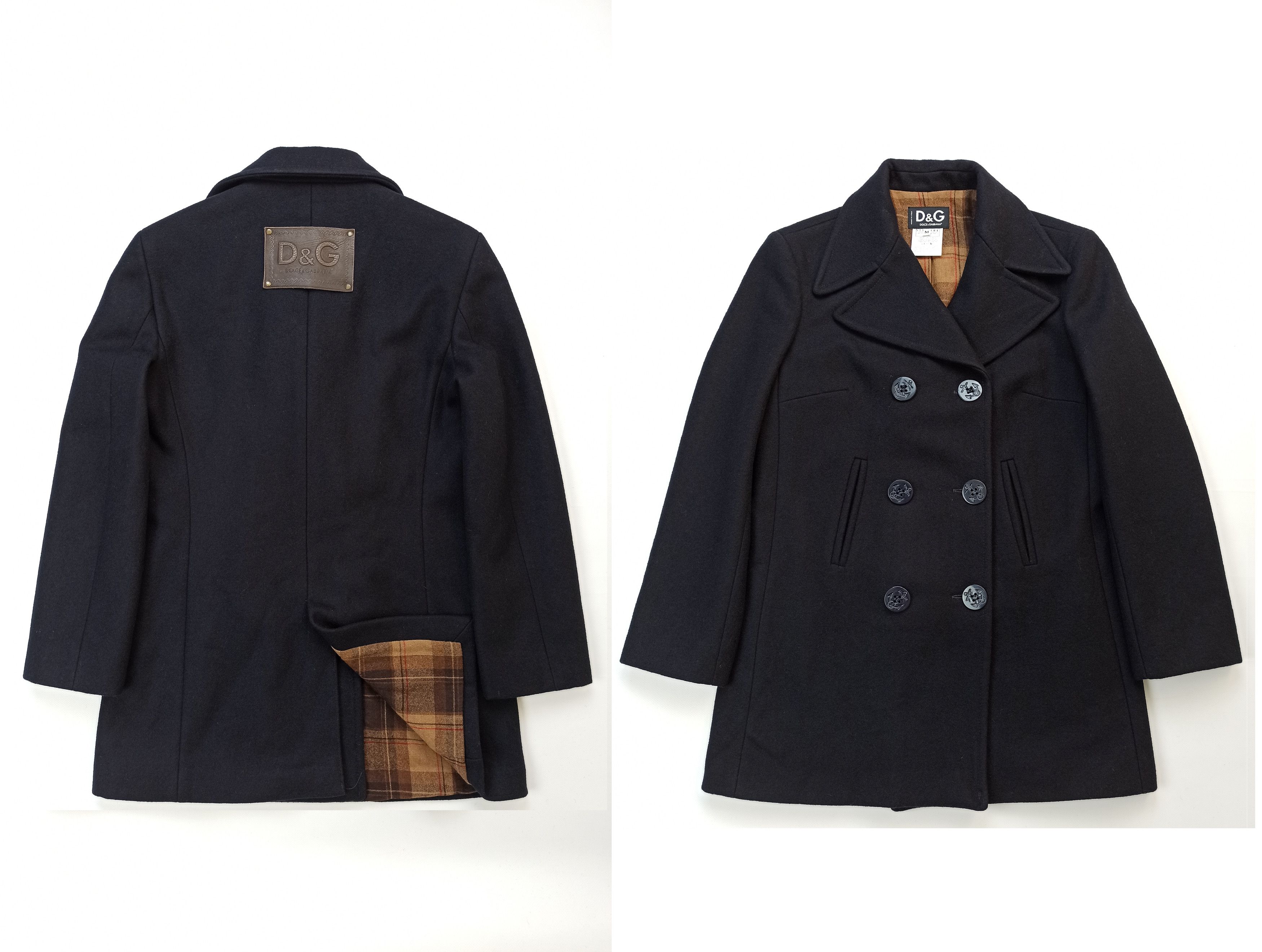 Dolce & Gabbana Dolce&Gabbana Wool Сoat Size M / US 6-8 / IT 42-44 - 3 Thumbnail