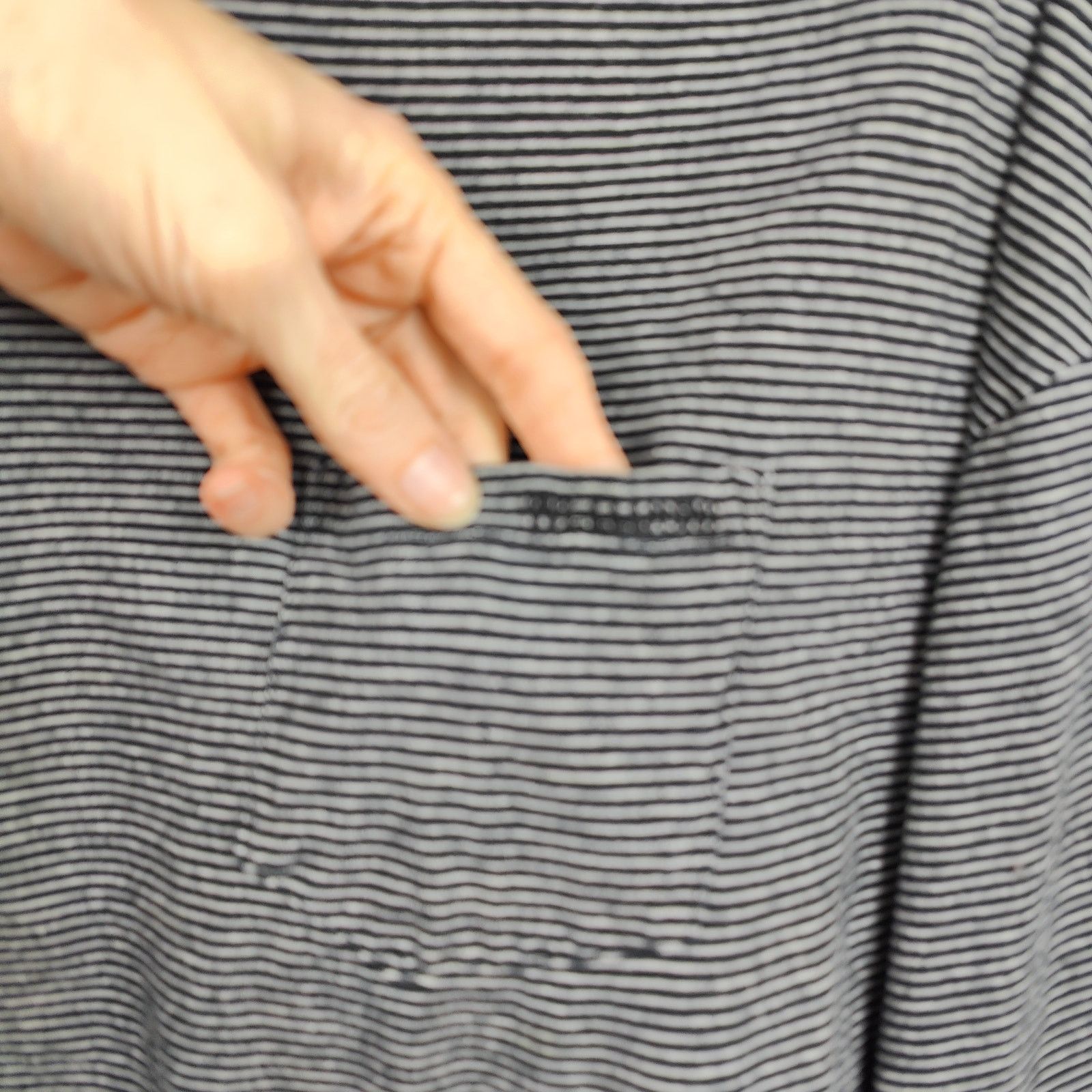 WE11DONE We11done T-Shirt Mens One Size Fits Most Black White Stripe Size US L / EU 52-54 / 3 - 2 Thumbnail