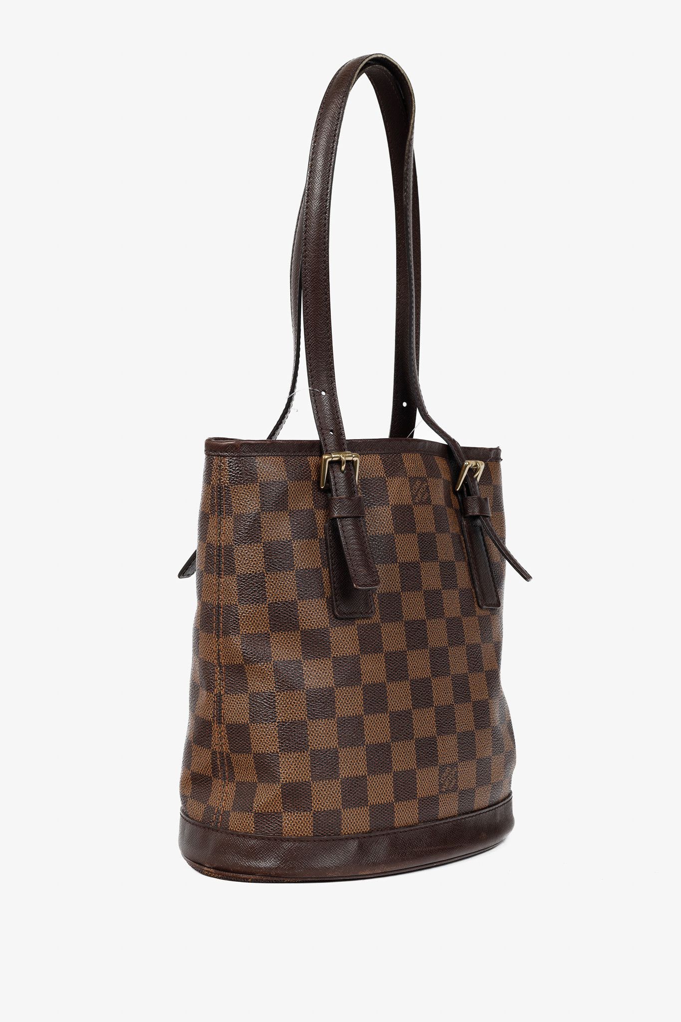 Louis Vuitton Louis Vuitton Marais Damier Ebene Canvas Bucket Bag Size ONE SIZE - 2 Thumbnail