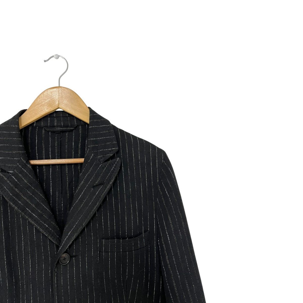 Ann Demeulemeester Ann d pinstripe blazer Size US M / EU 48-50 / 2 - 2 Thumbnail