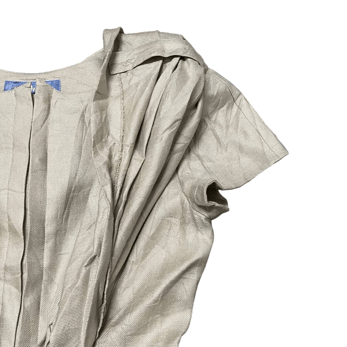 Thierry Mugler Vintage 90's Thierry Mugler Jacket Short Sleeve Linen 100% Size S / US 4 / IT 40 - 8 Thumbnail