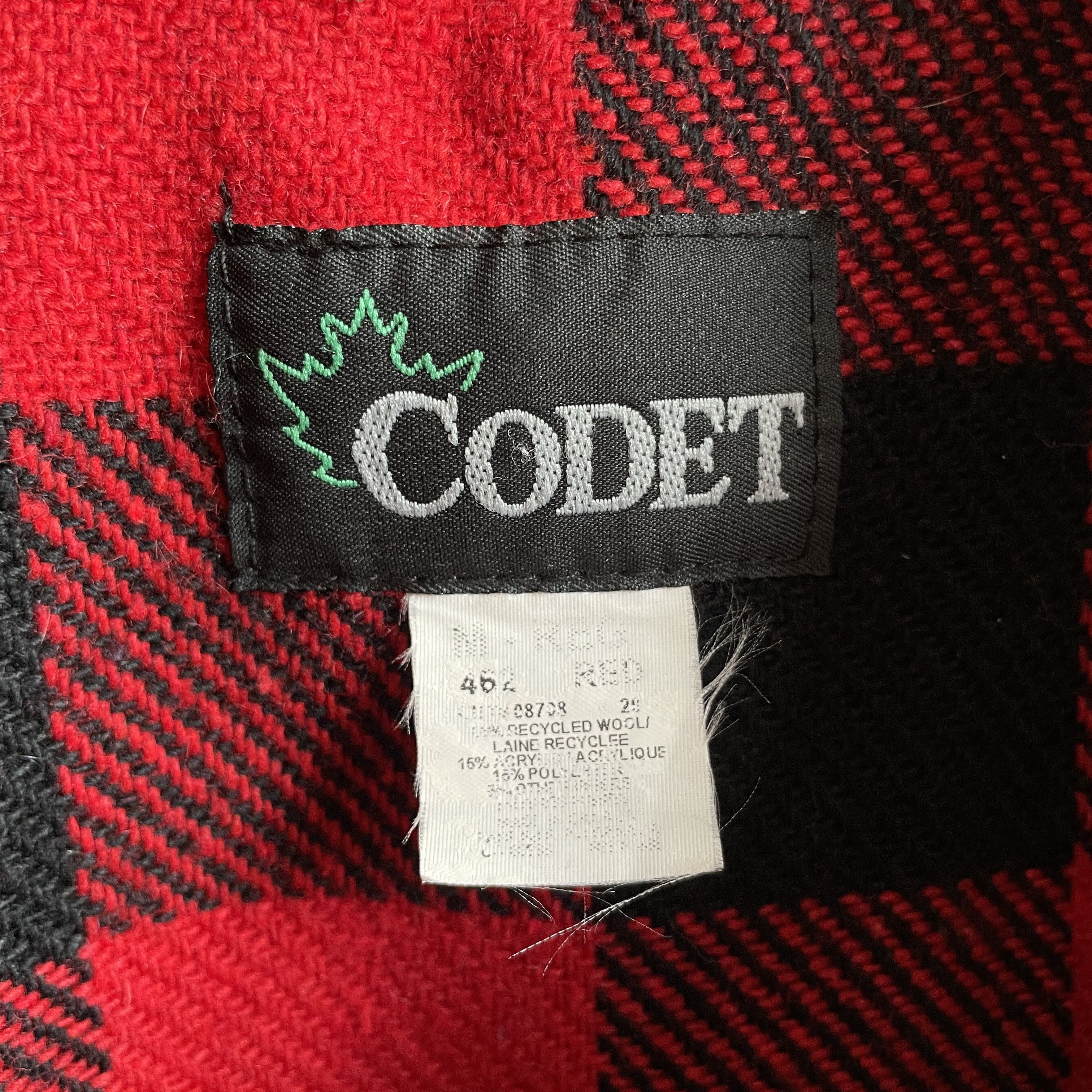 Vintage Codet 90's Made in Canada Mackinaw Buffalo Plaid Overshirt Size US M / EU 48-50 / 2 - 6 Thumbnail