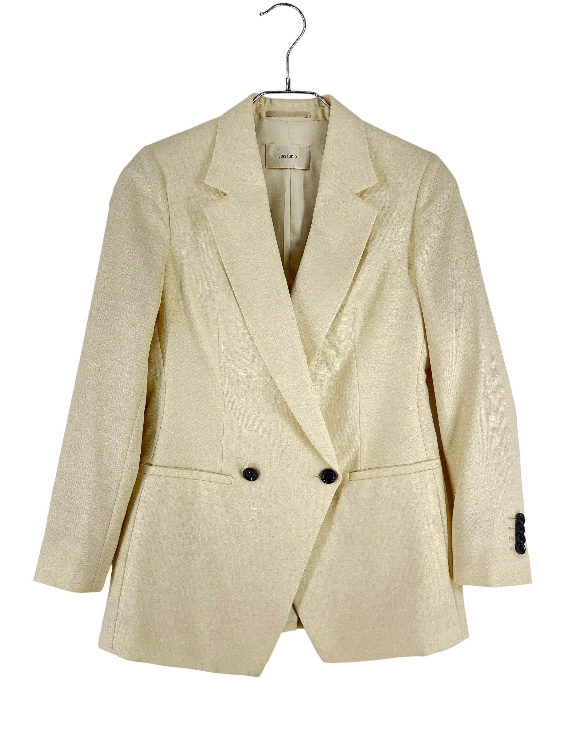 Other Wool Silk Linen Blazer Size XS (EU:34S; UK:8; US:4) Size S / US 4 / IT 40 - 1 Thumbnail