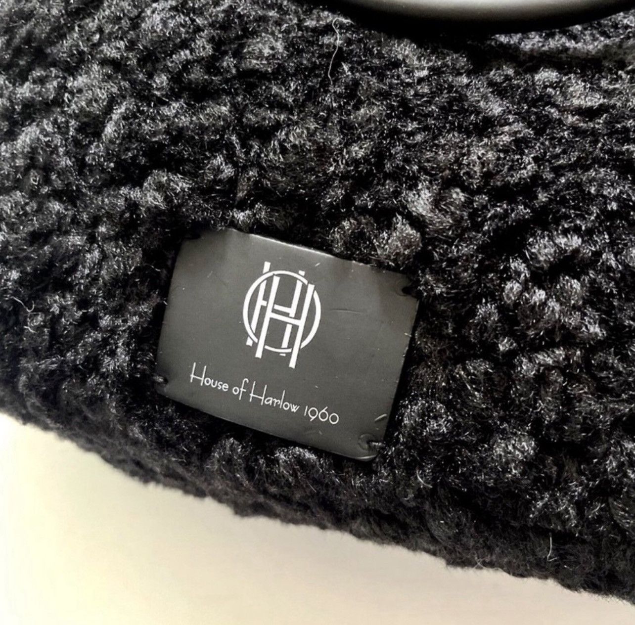 House of Harlow NEW House of Harlow 1960 RARE Black Sherpa Crossbody Tote Size ONE SIZE - 2 Thumbnail