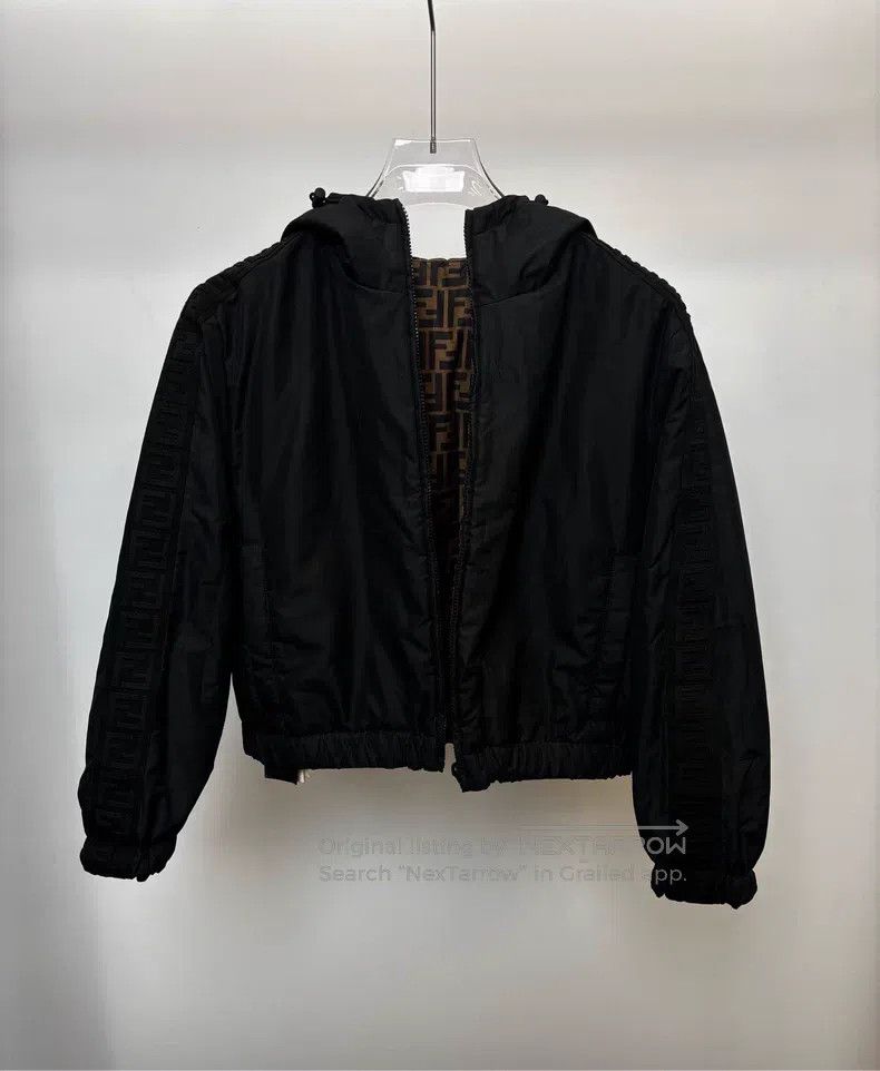 Fendi Fendi Printed Two-Sided Wearable Puffer Jacket Size S / US 4 / IT 40 - 1 Thumbnail