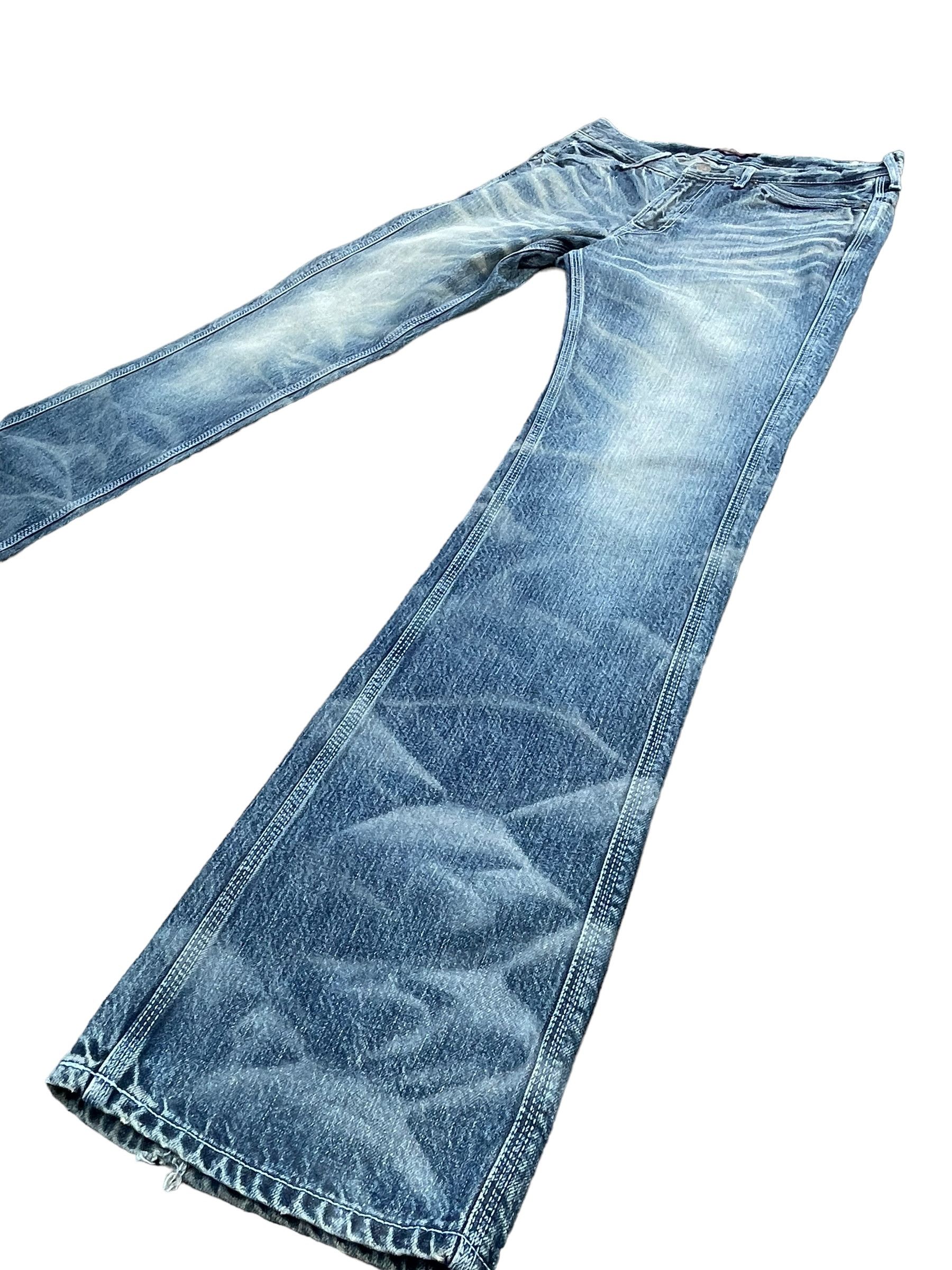 Blue Blue Japan Vintage Blue Way Flare Denim Size US 33 - 2 Thumbnail