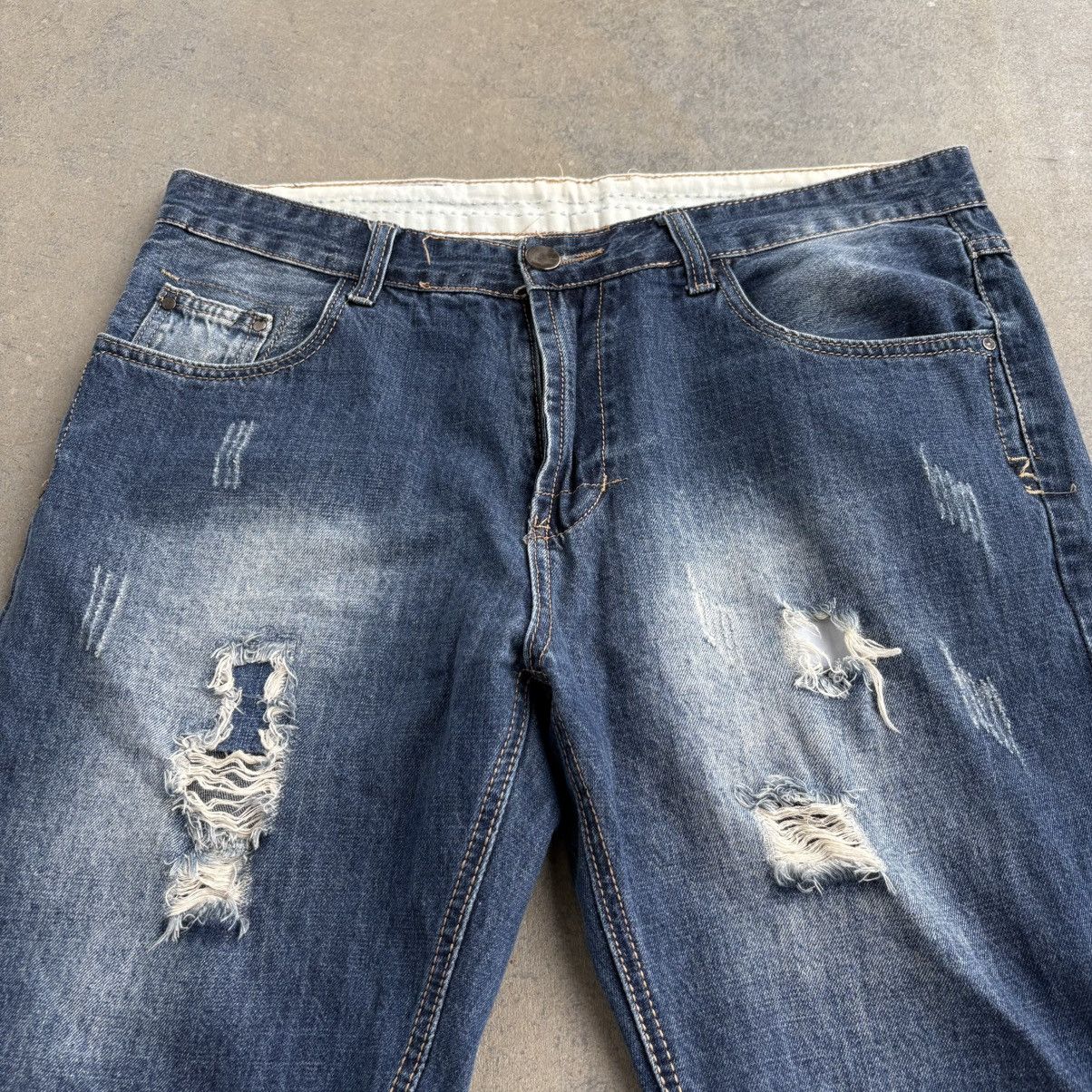 Vintage Y2K Vintage Baggy Denim Jeans Shorts Southpole IWOLLENCE 36" Size US 36 / EU 52 - 4 Thumbnail