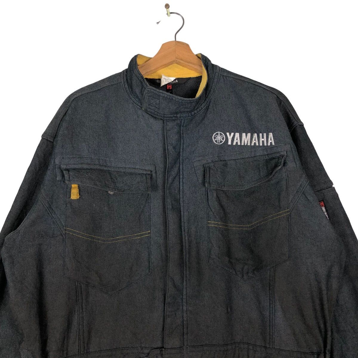 Japanese Brand 🔥Vintage Racing Wear Jumpsuits Yamaha Big Logo Motorcross Size US 40 / EU 56 - 3 Thumbnail