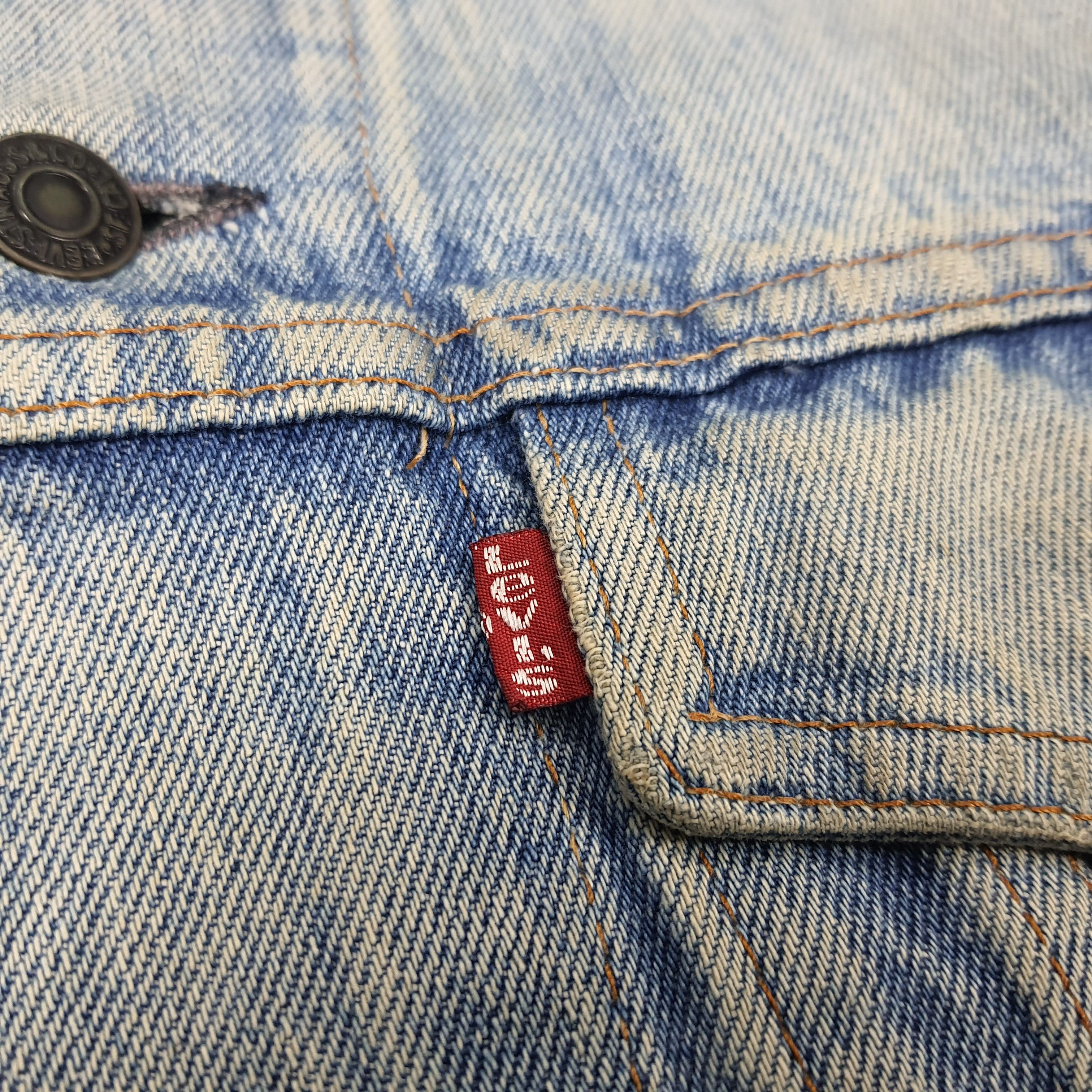 Levi's × Vintage Vintage Levi's Custom Skull Logo Denim Jacket Size US S / EU 44-46 / 1 - 7 Thumbnail
