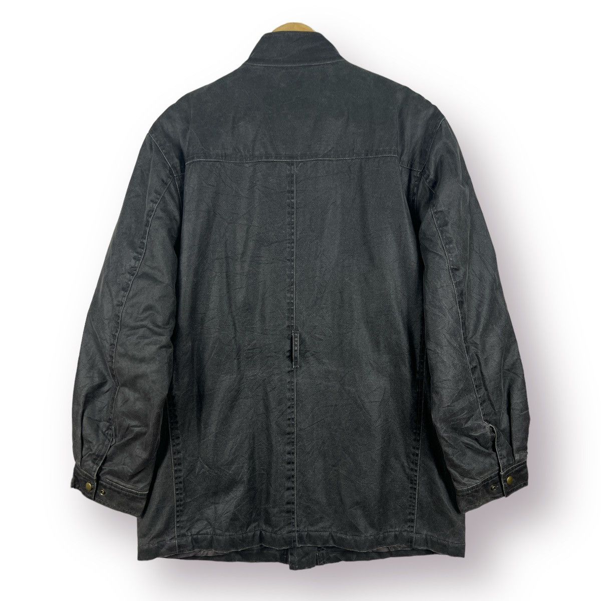 Japanese Brand 🔥 RAGFAIR M65 MILITARY MINIMALIST STYLE BELT WAX COAT - M Size US L / EU 52-54 / 3 - 12 Thumbnail