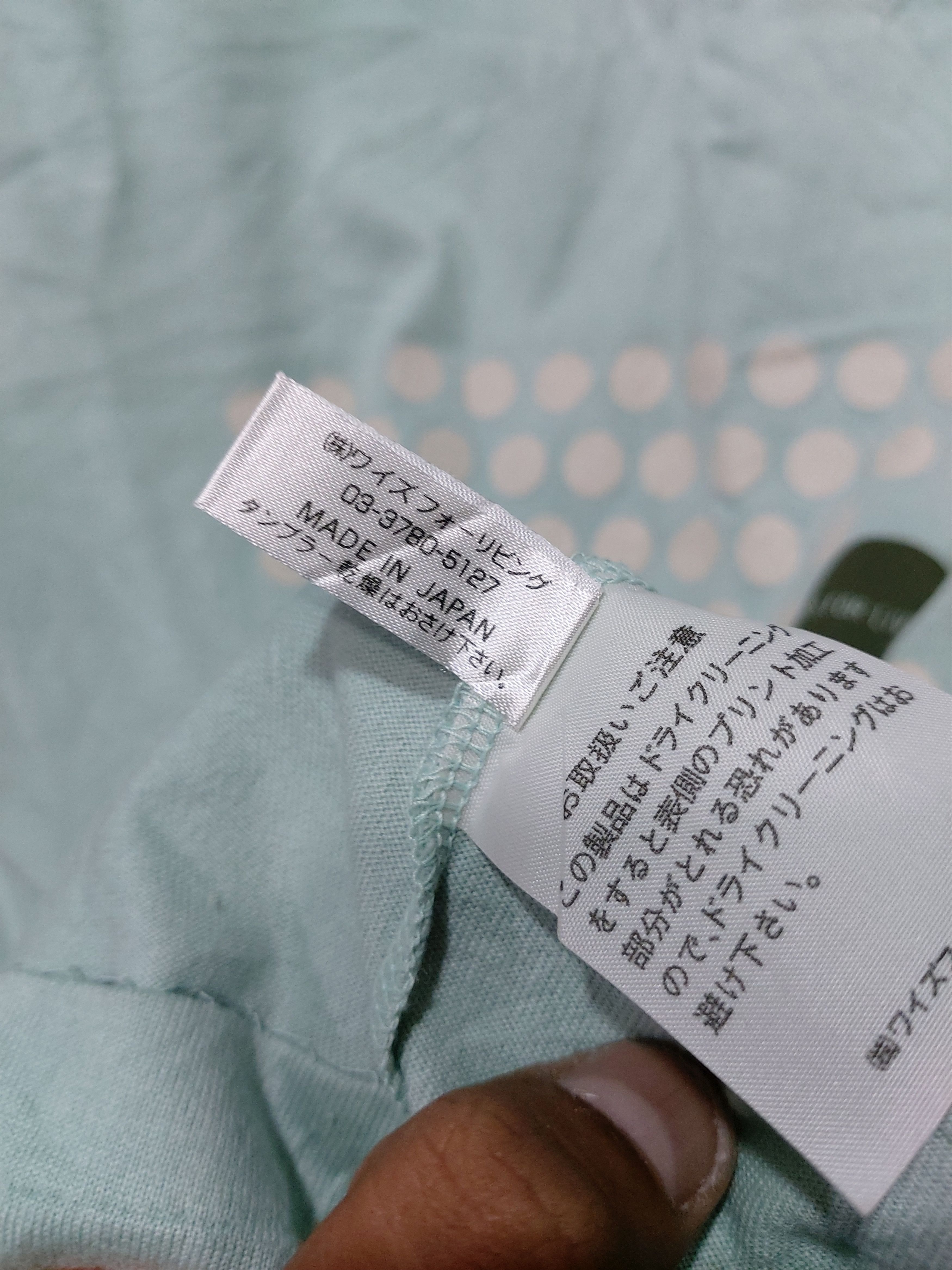 Yohji Yamamoto YOHJI YAMAMOTO Y'S FOR LIVING POLKA-DOT GRAPHIC T-SHIRT Size M / US 6-8 / IT 42-44 - 6 Thumbnail