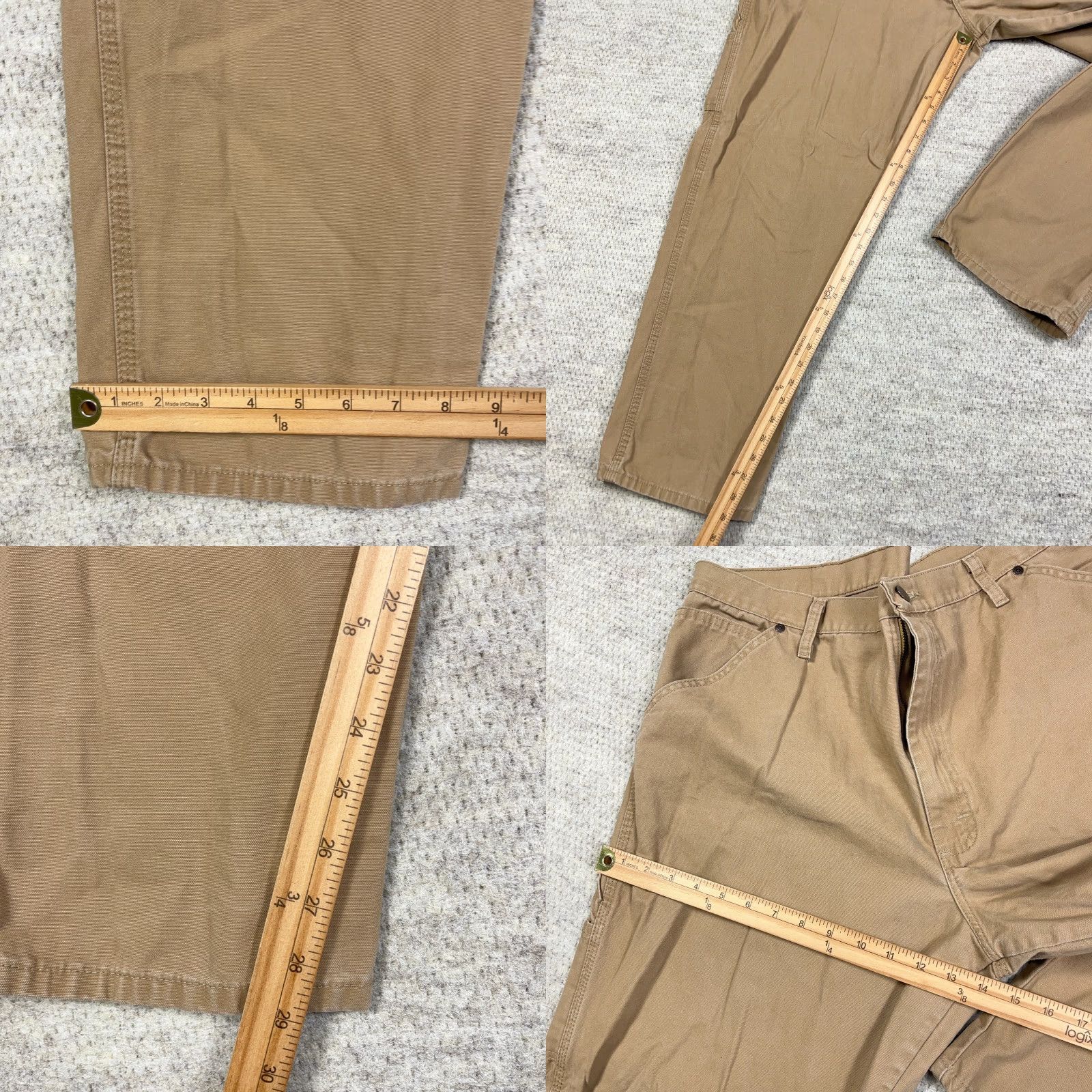 Wrangler VINTAGE Wrangler Jeans Men 40x30 Brown Canvas Baggy Grunge Wrangler Jeans Men 40x30 Brown Canvas Baggy Grunge Size US 40 / EU 56 - 8 Thumbnail