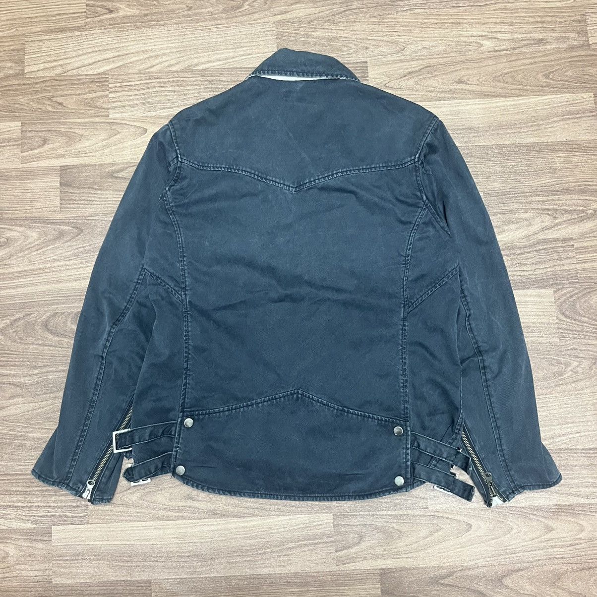 Japanese Brand Asymmetrical Ramones Jacket Power Of People Size US L / EU 52-54 / 3 - 4 Thumbnail