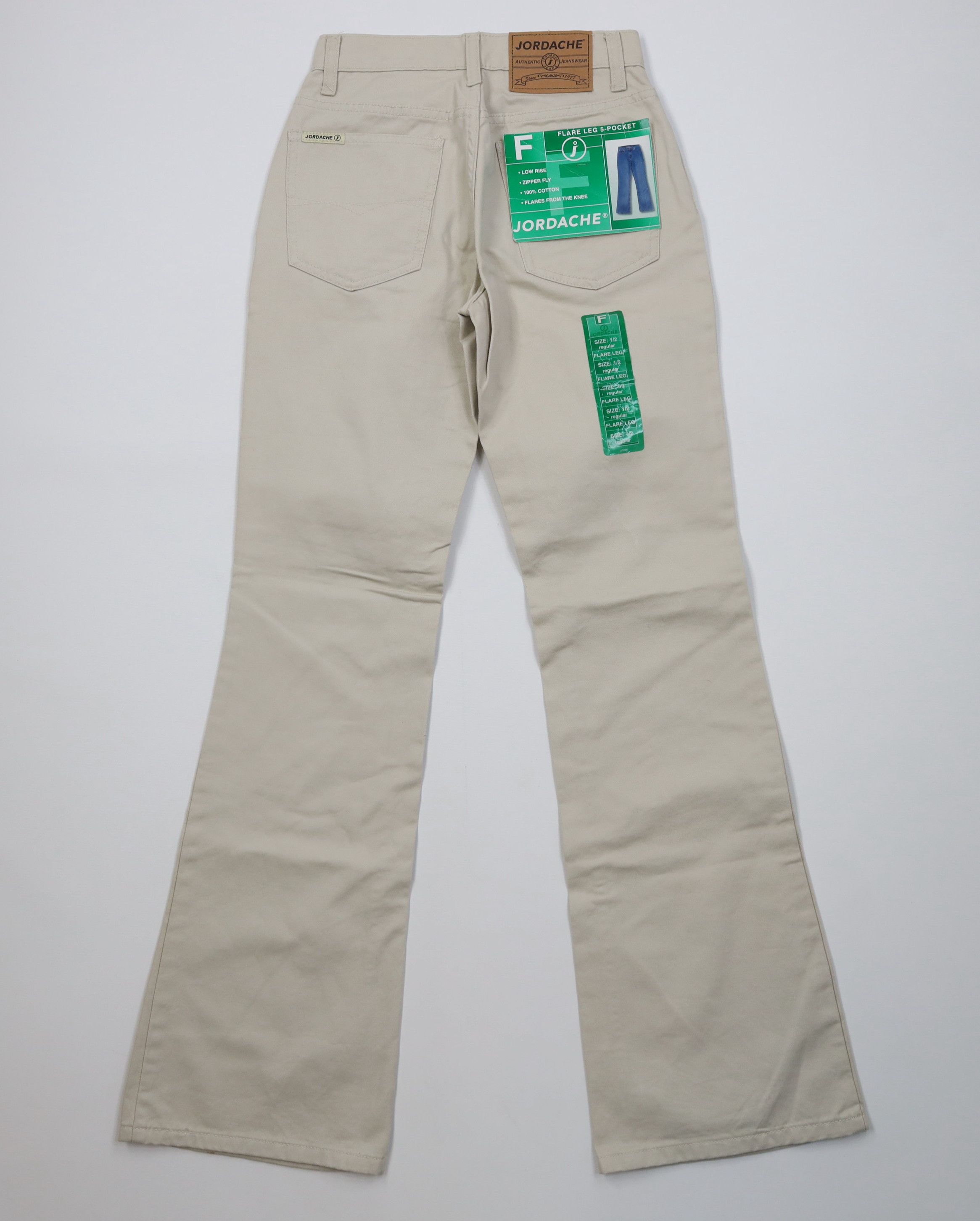 Vintage Deadstock Vintage 90s Streetwear Low Rise Flared Pants Size 24" / US 00 / IT 34 - 9 Thumbnail