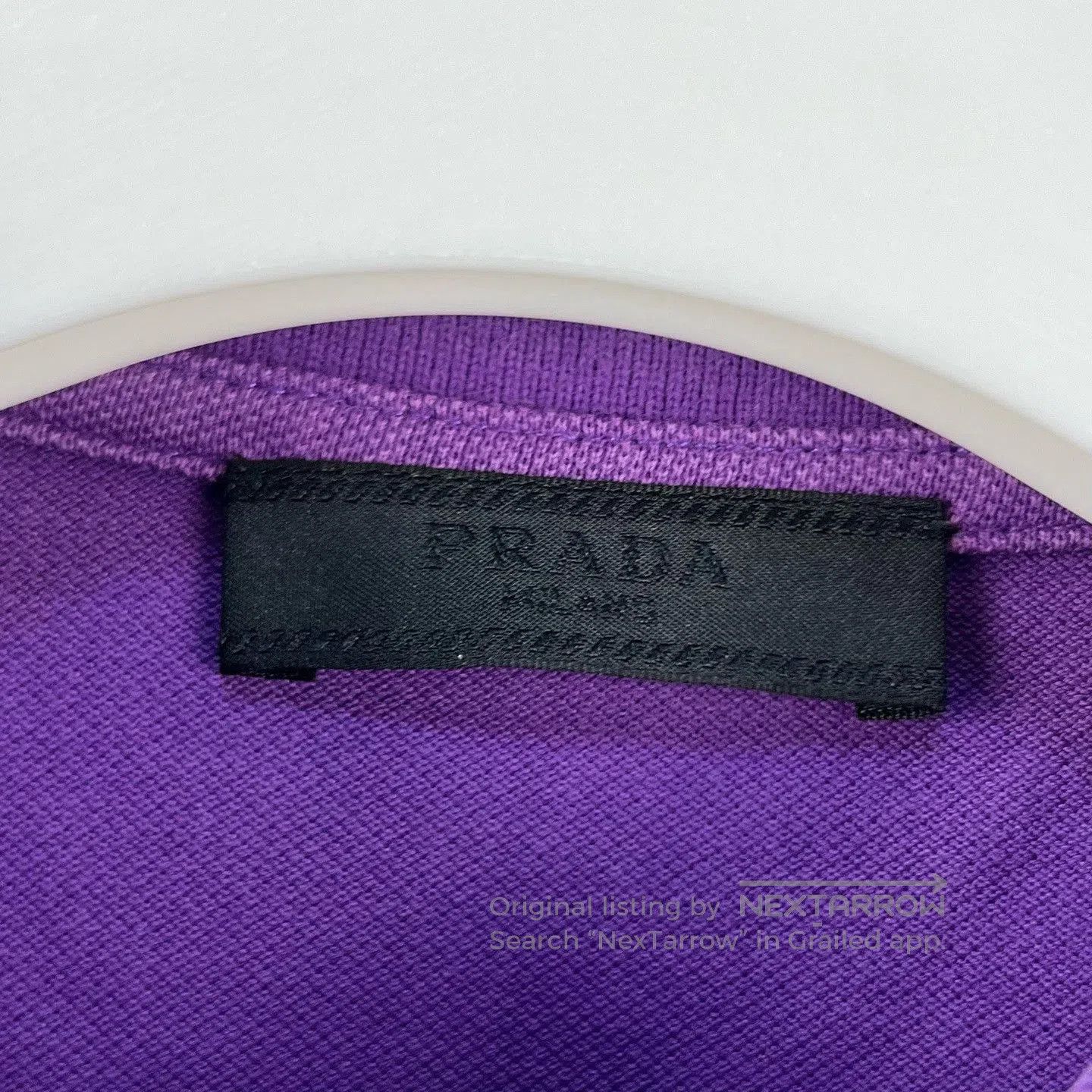 Prada PRADA Logo Short-Sleeve Polo Shirt. Size US L / EU 52-54 / 3 - 4 Thumbnail