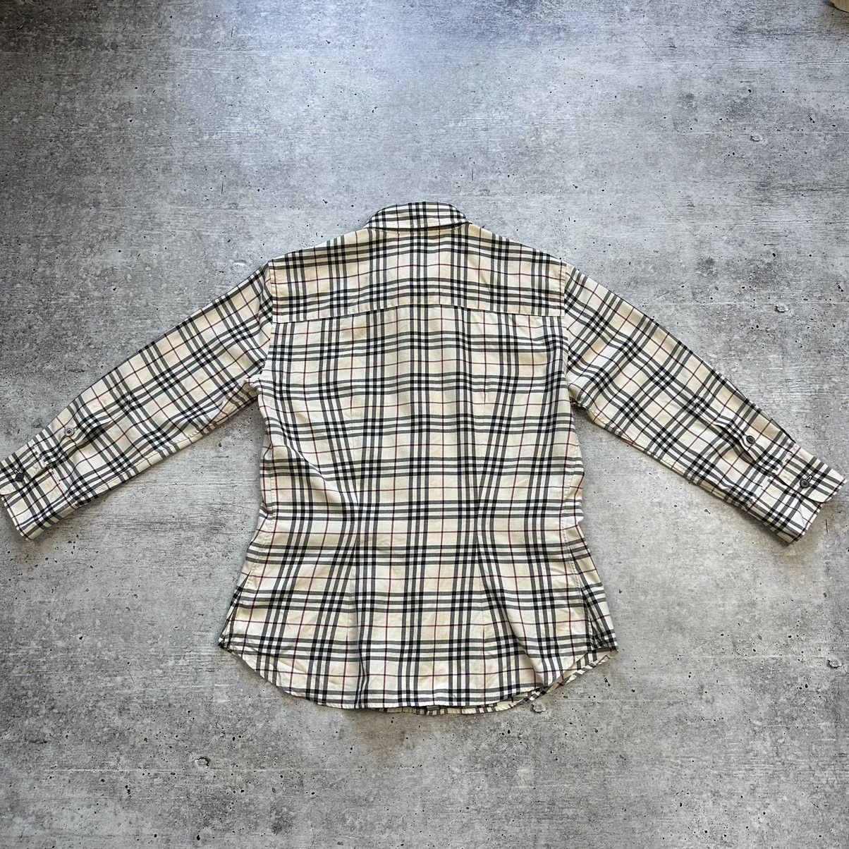 Burberry Burberry London Nova Check Button 3/4 Sleeve Shirt Size S / US 4 / IT 40 - 12 Thumbnail