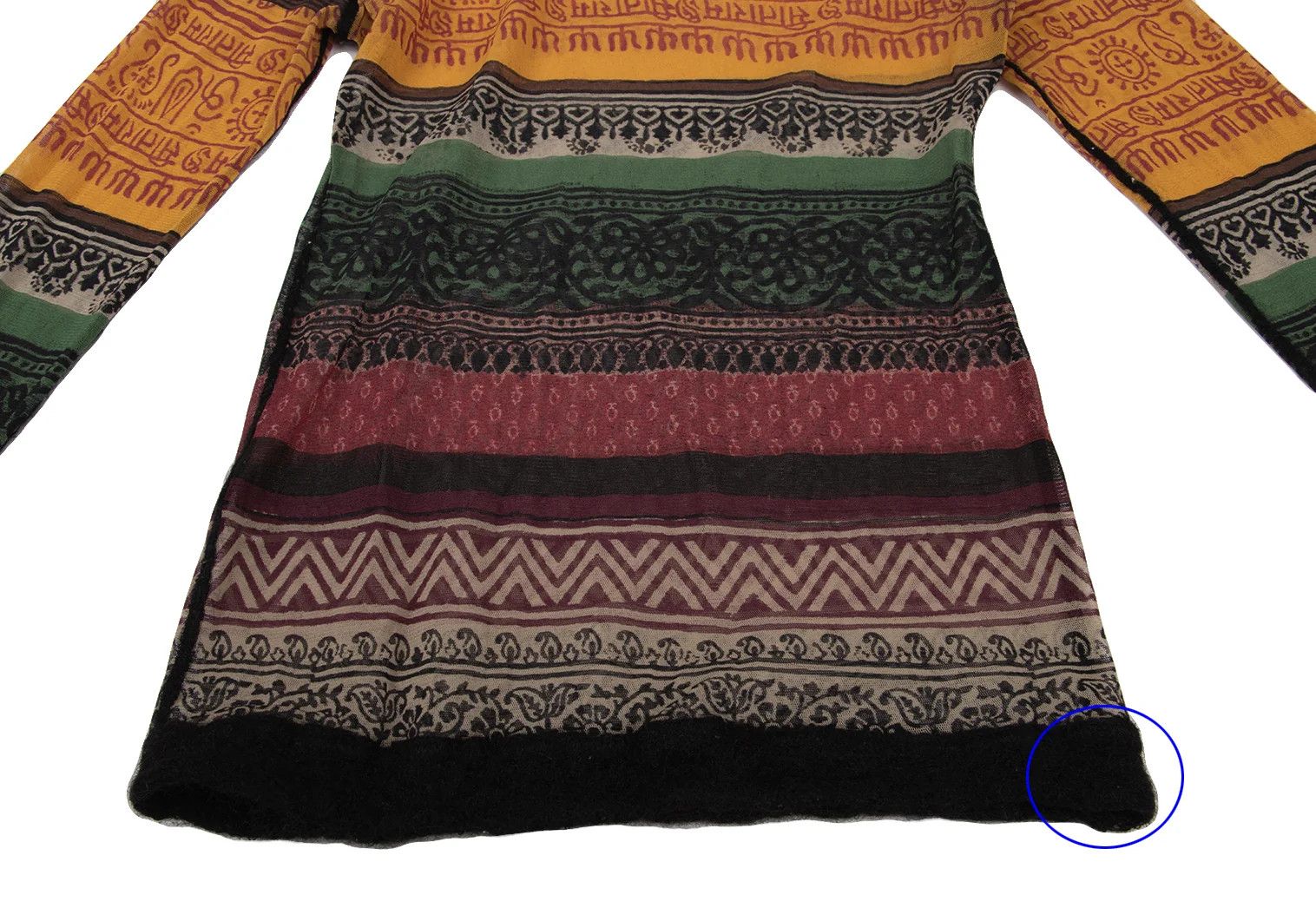 Jean Paul Gaultier Multi Pattern High Neck Power Net Top, Size 48 Size US M / EU 48-50 / 2 - 7 Thumbnail
