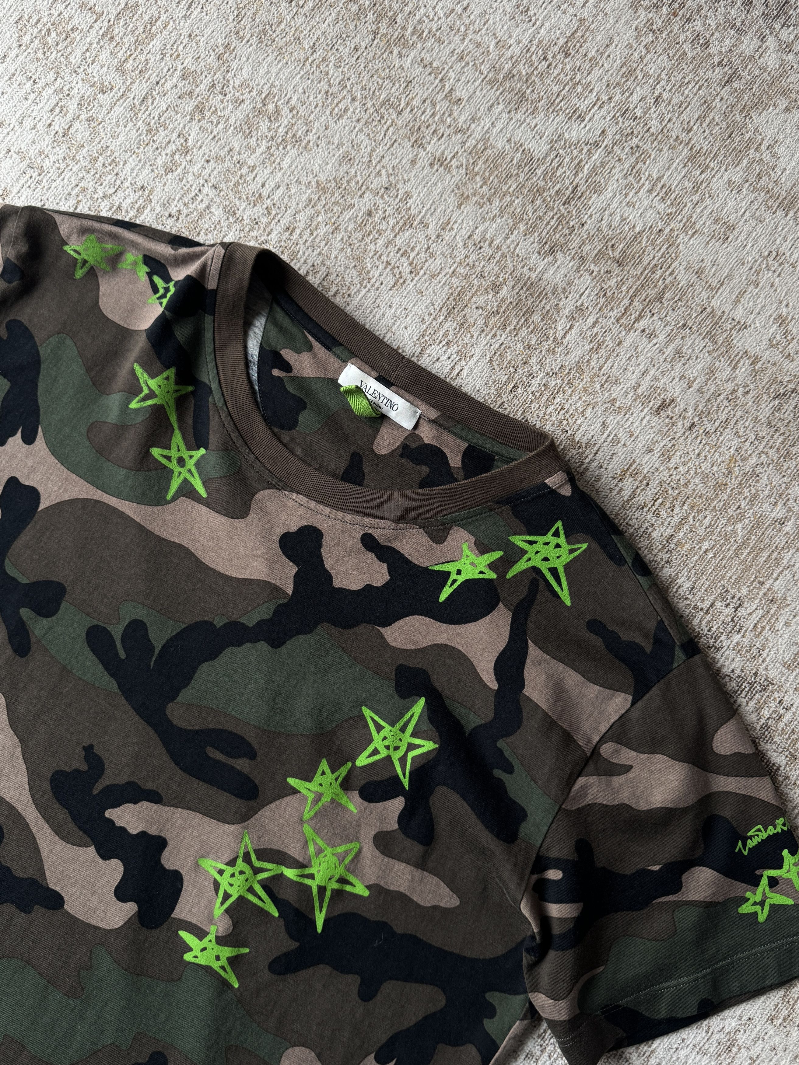 Valentino Valentino Camo tee Size US M / EU 48-50 / 2 - 4 Thumbnail