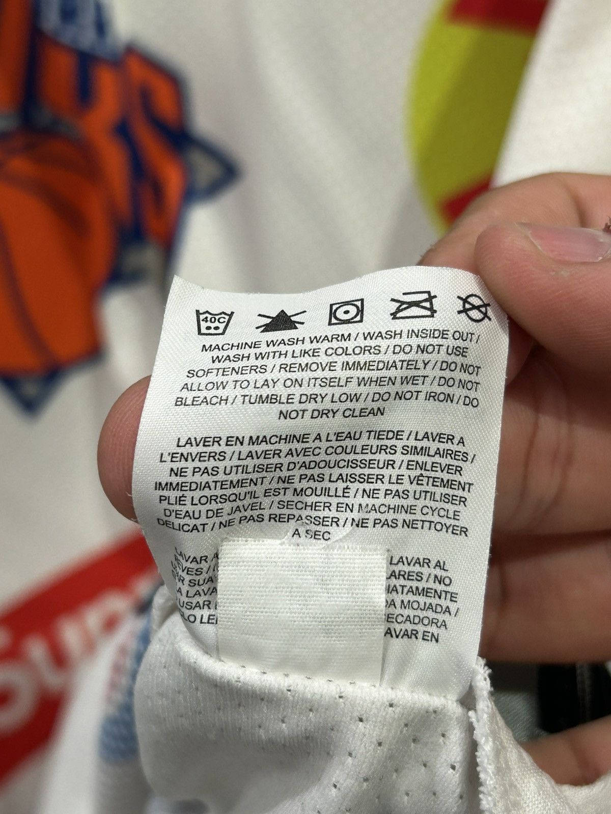 NBA × Supreme Supreme NBA team jersey white Size US M / EU 48-50 / 2 - 11 Thumbnail