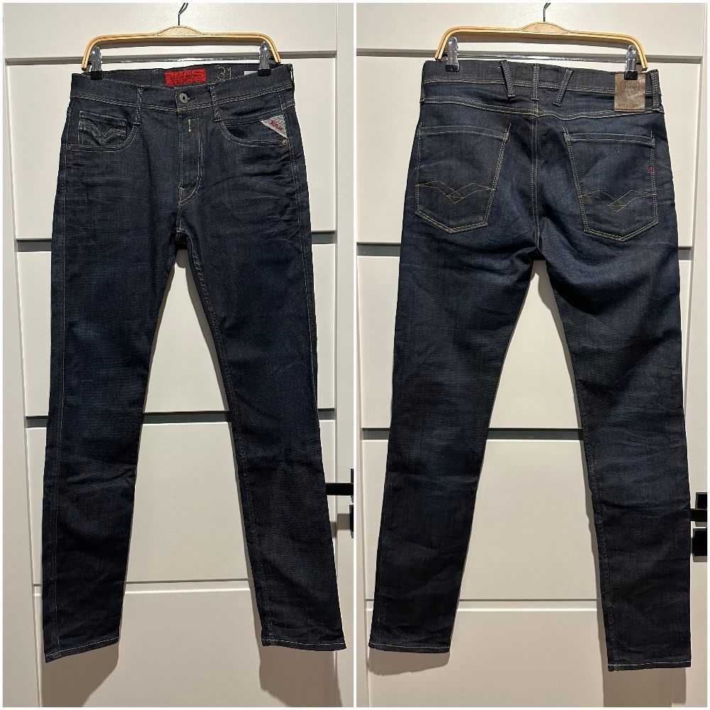 Replay REPLAY Anbass Stretch slim fit denim pants jeans Size US 31 - 1 Thumbnail