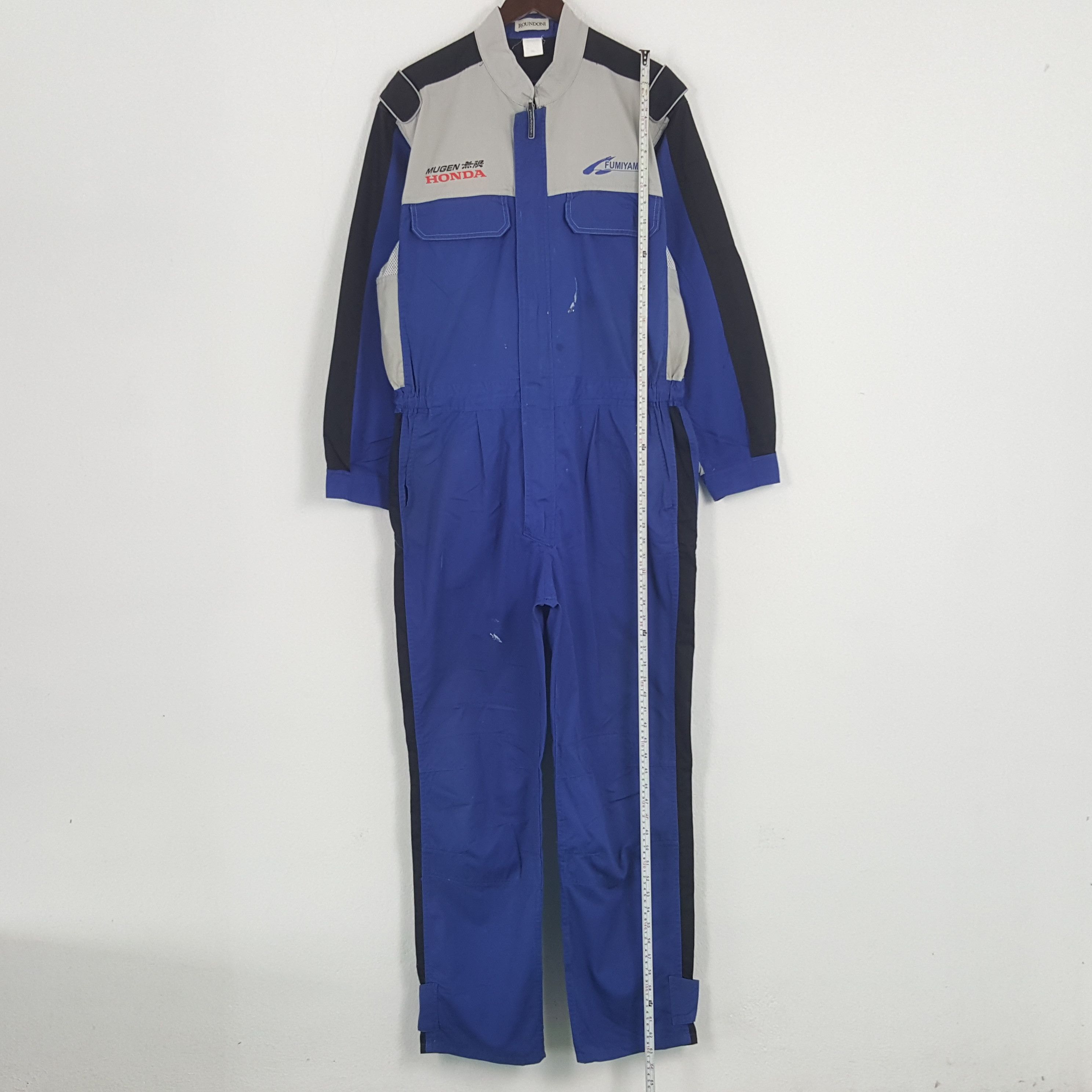 Honda × Vintage Vintage Mugen Honda Custom Sport Coverall Jumpsuit Jacket Size US L / EU 52-54 / 3 - 7 Thumbnail