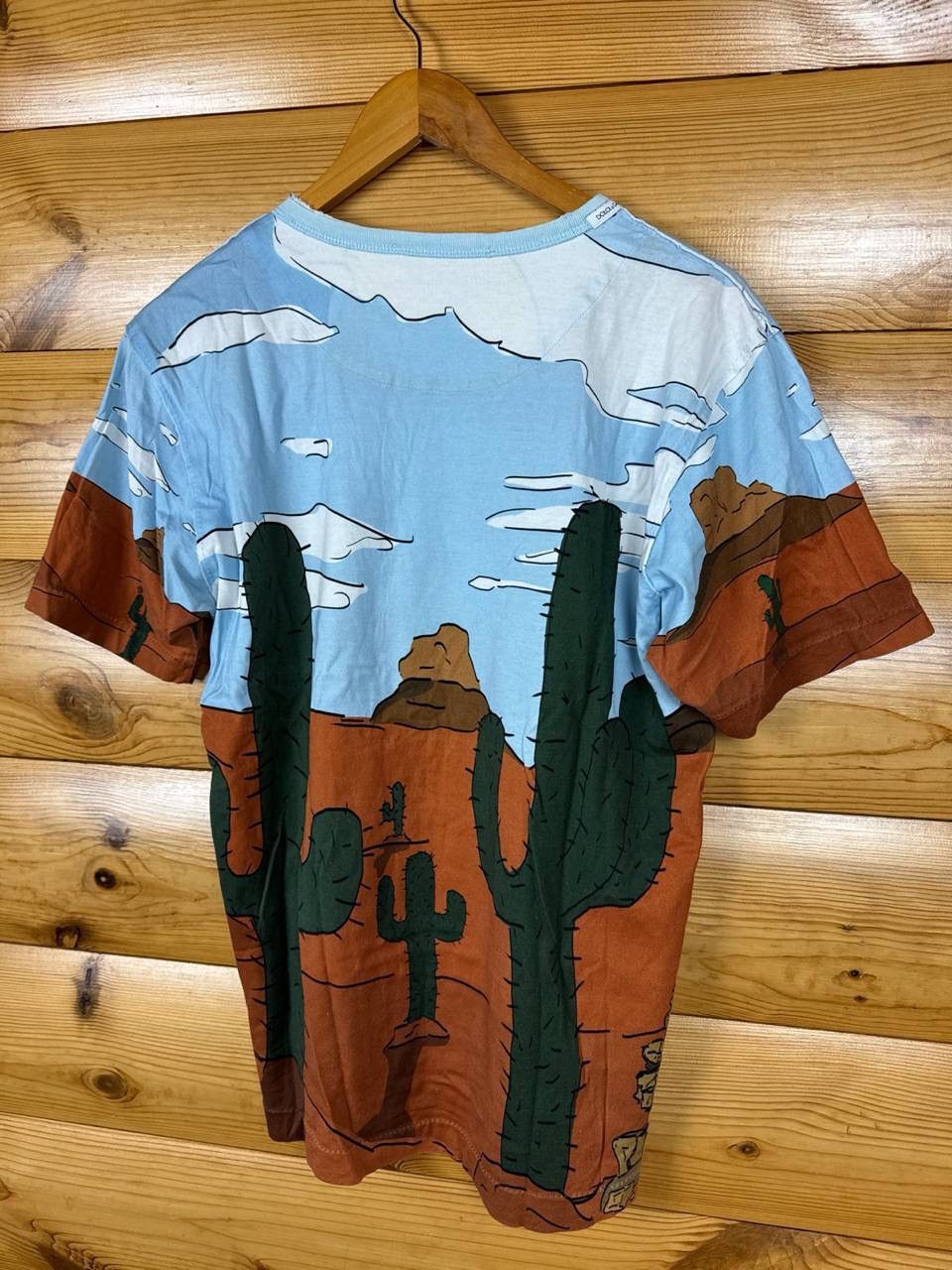 Dolce & Gabbana Dolce & Gabbana Western Cowboy Print T-Shirt Graphic Tee Size US M / EU 48-50 / 2 - 2 Thumbnail