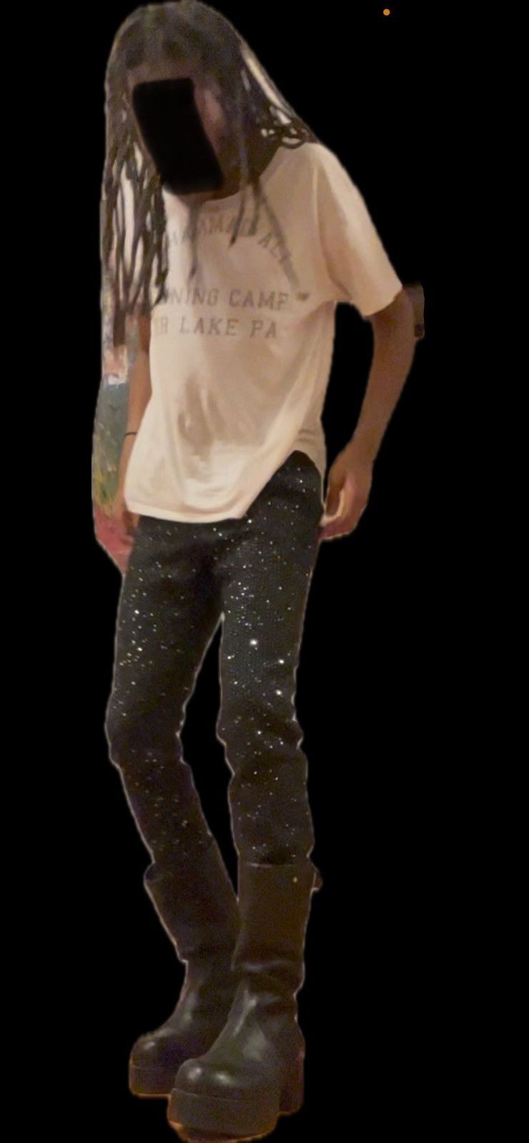 Saint Laurent Paris SS/20 Black Sequin Tweed Trousers Size US 30 / EU 46 - 23 Thumbnail
