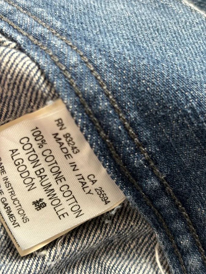Diesel Diesel Light Blue Faded Denim Jacket Size US M / EU 48-50 / 2 - 13 Thumbnail