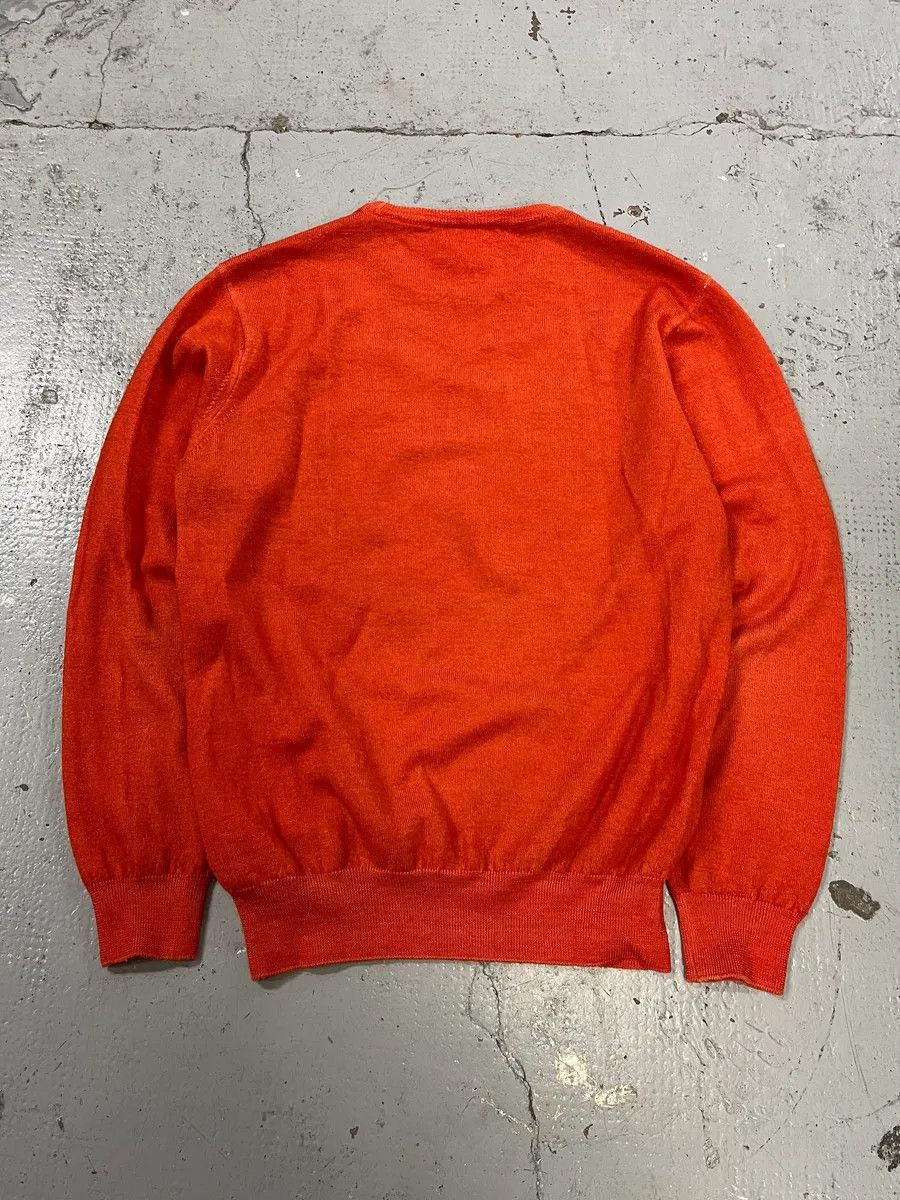 Armani Collezioni AW2014 Armani Collezioni Orange Abstract Sweater Size XS / US 0-2 / IT 36-38 - 7 Thumbnail