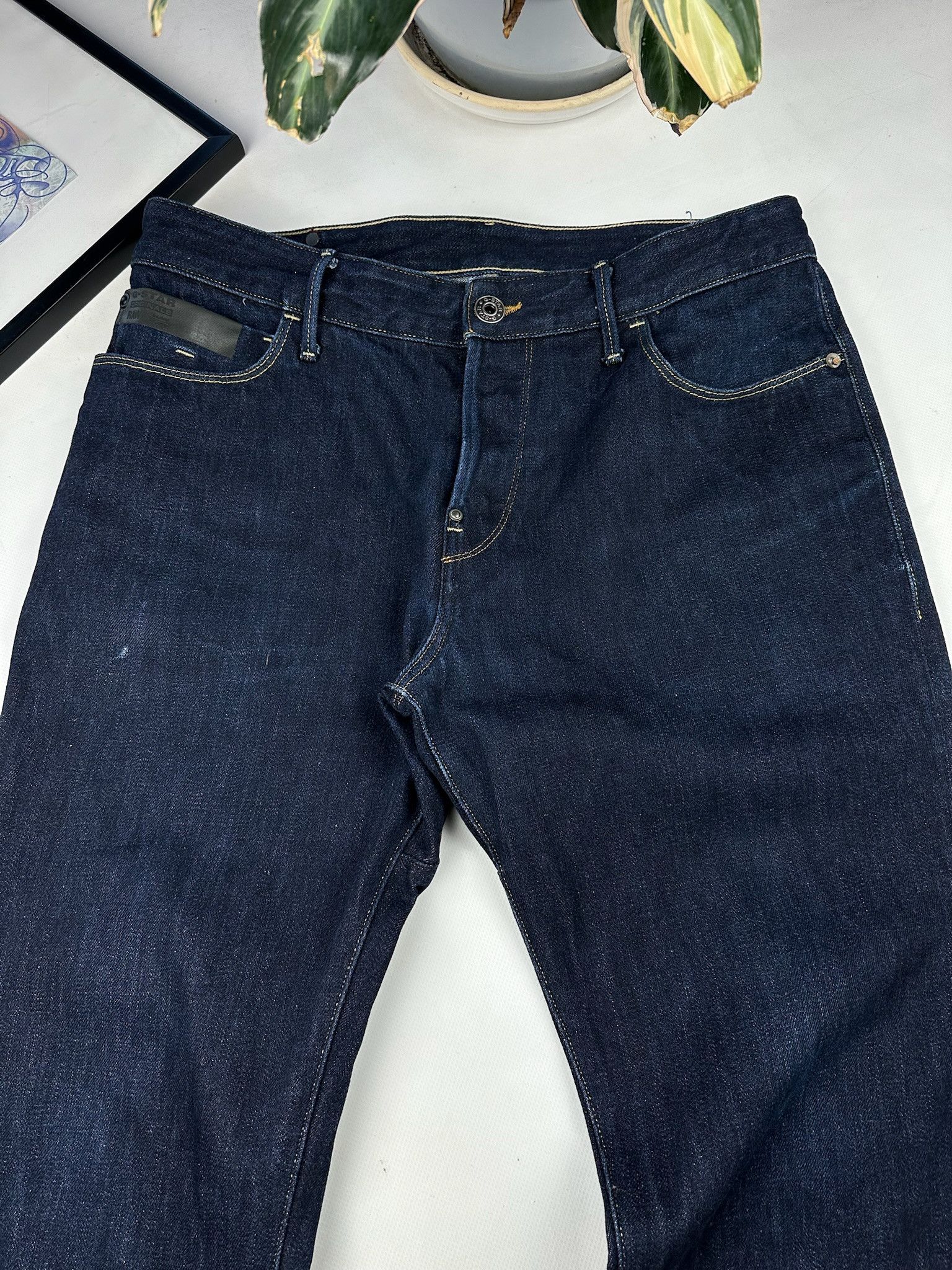 G-Star Gstar jeans vintage Levis Engineered style Denim buckle back Size US 34 / EU 50 - 6 Thumbnail