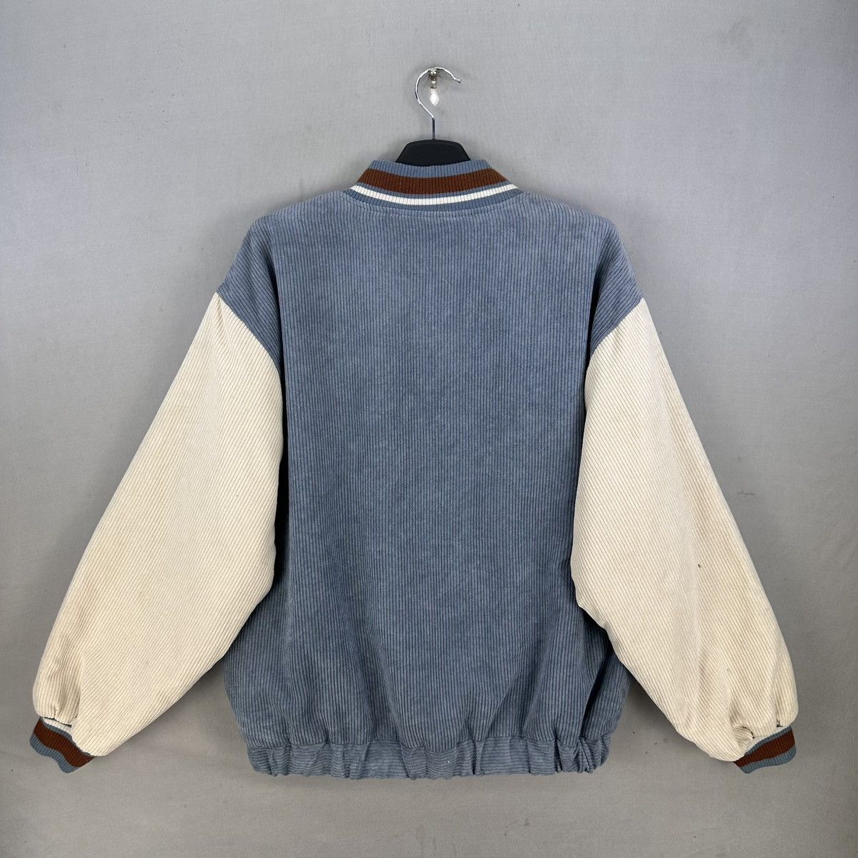 Japanese Brand Corduroy Varsity Jacket by Chip Clip Japanese Brand Size US L / EU 52-54 / 3 - 4 Thumbnail