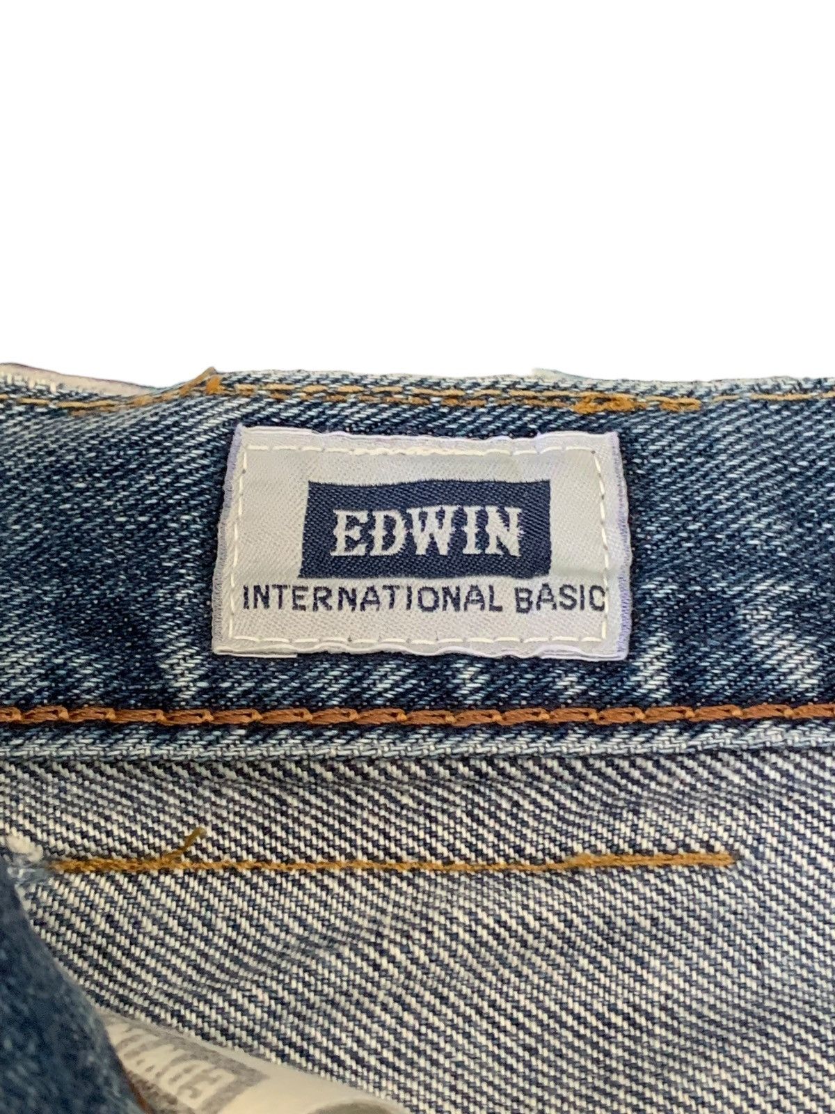 Edwin × Japanese Brand Edwin 403 Tapered Distressed Denim Pants (AC46) Size US 30 / EU 46 - 16 Thumbnail