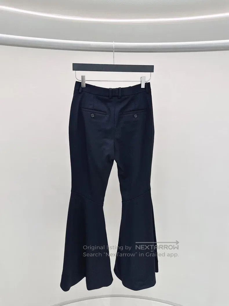 Saint Laurent Paris Saint Laurent Paris Black Flared Pants Size 35" - 2 Thumbnail