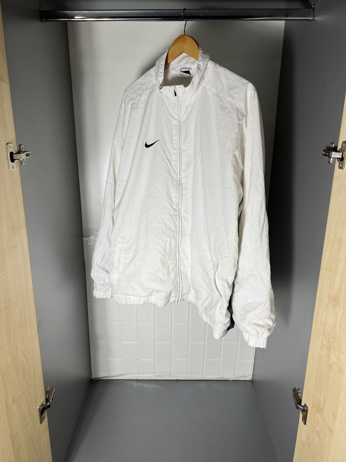 Nike VINTAGE NIKE RETRO LIGHT JACKET SWOOSH DRILL CASUAL Y2K 90s Size US XXL / EU 58 / 5 - 6 Thumbnail