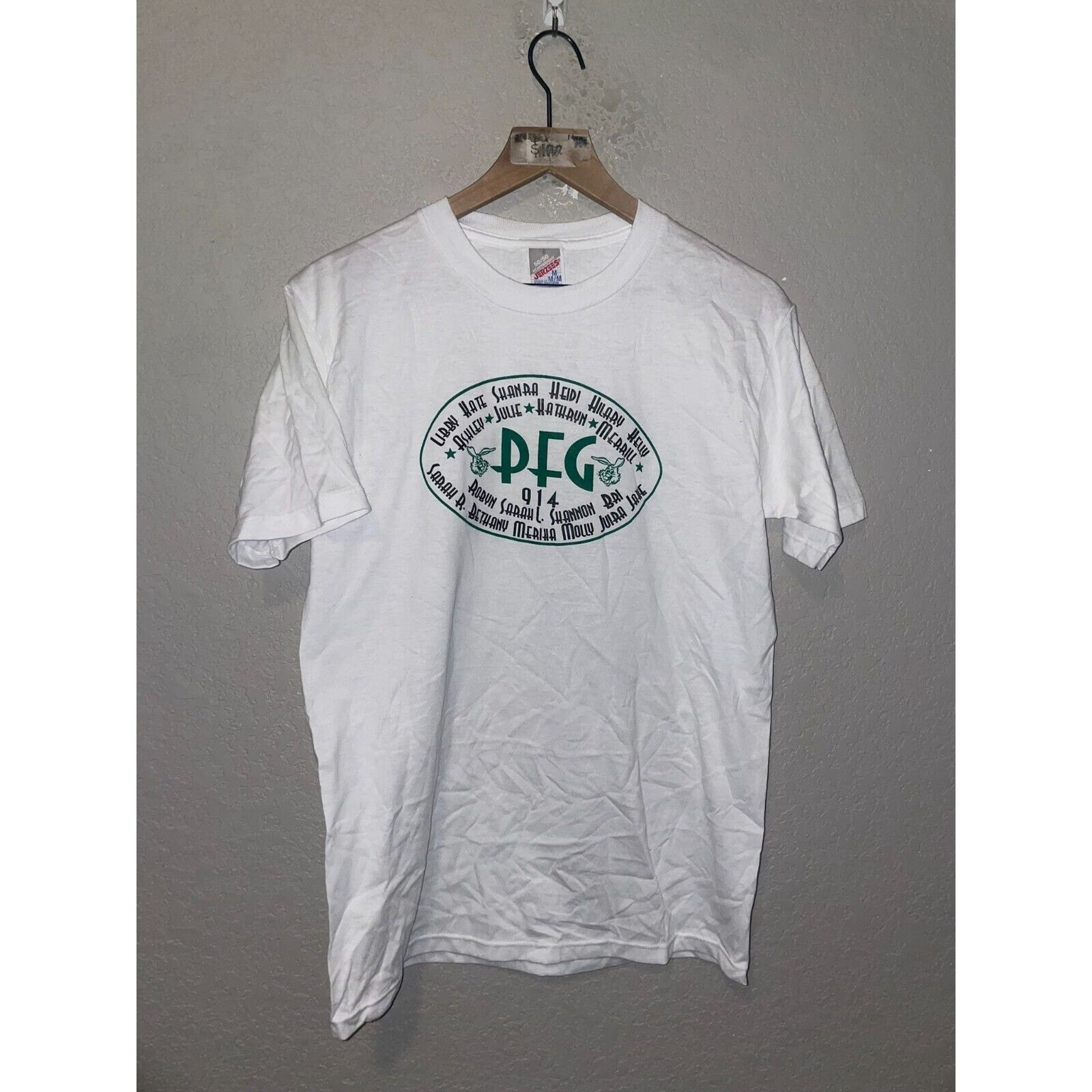 Jerzees Vintage College Shirt 914 PFG Virginity Taker Sexual Tee M Size US M / EU 48-50 / 2 - 2 Thumbnail