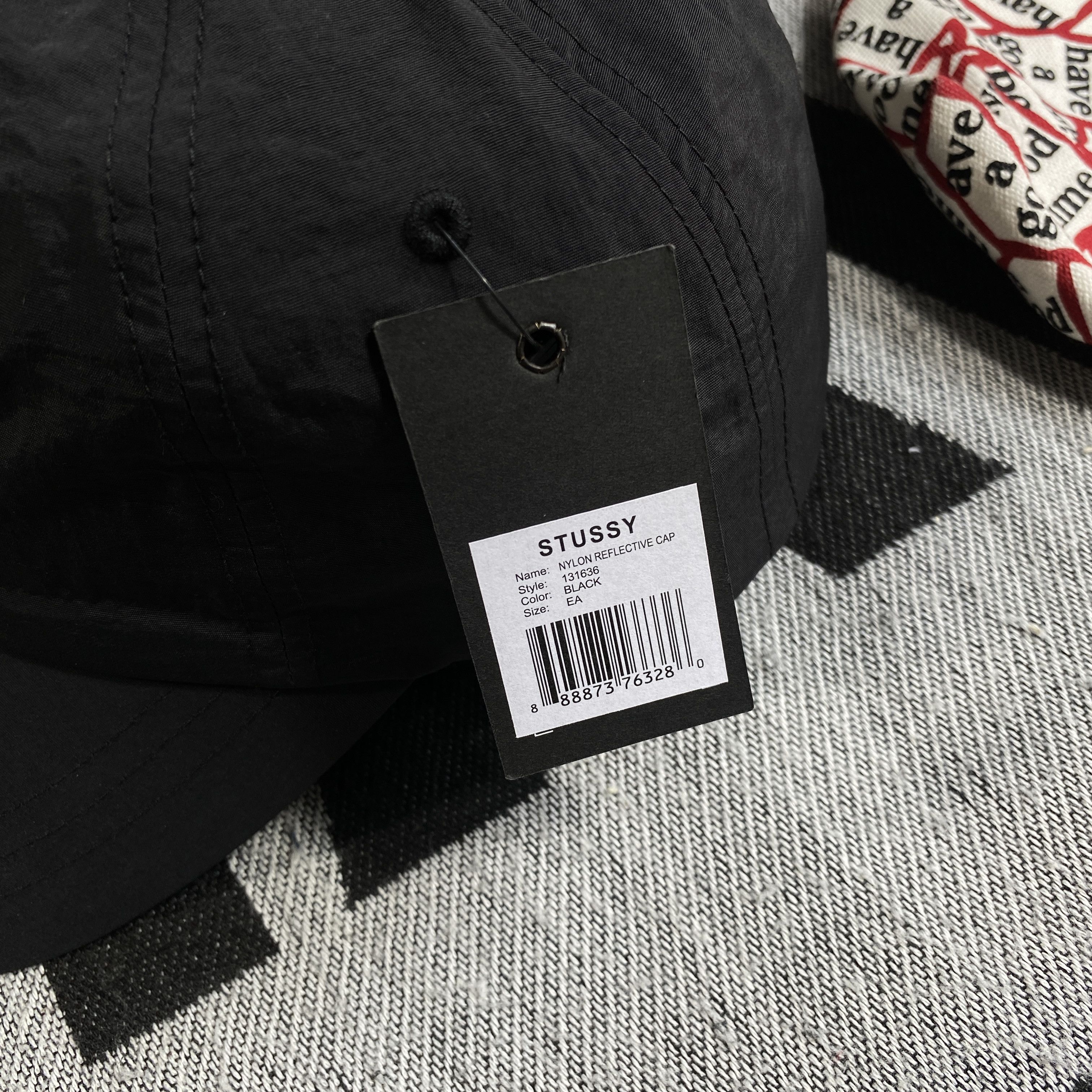 Stussy STUSSY NYLON REFLECTIVE CAP HAT • BLACK Size ONE SIZE - 3 Thumbnail
