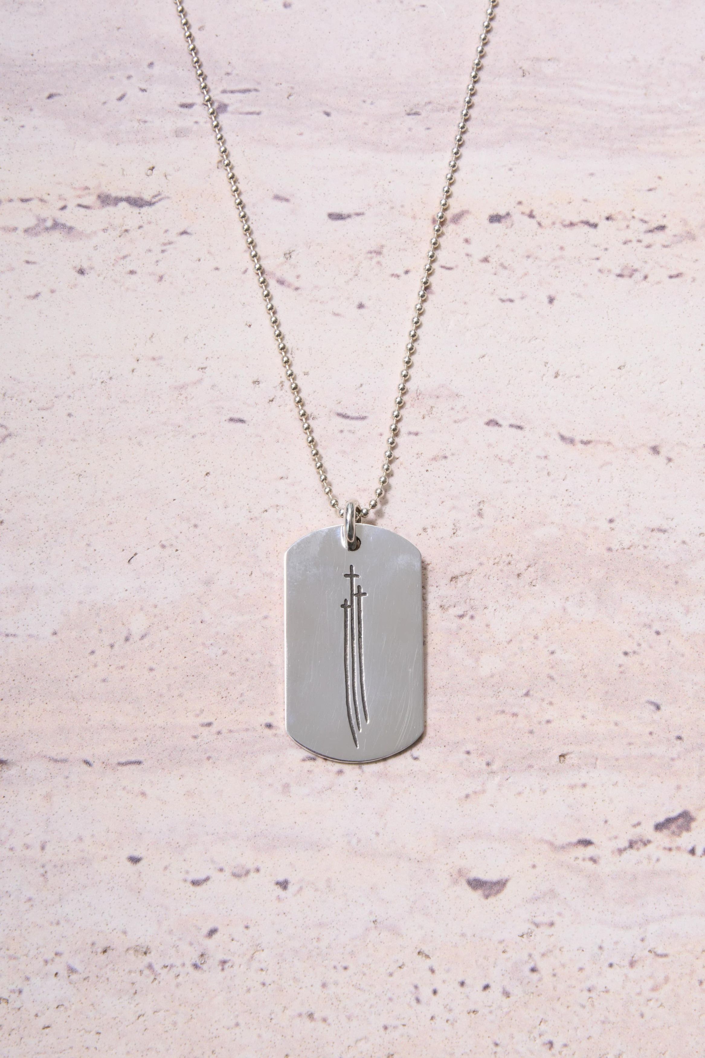 Chrome Hearts Chrome Hearts RS 3 Cross Dog Tag silver Size ONE SIZE - 5 Thumbnail