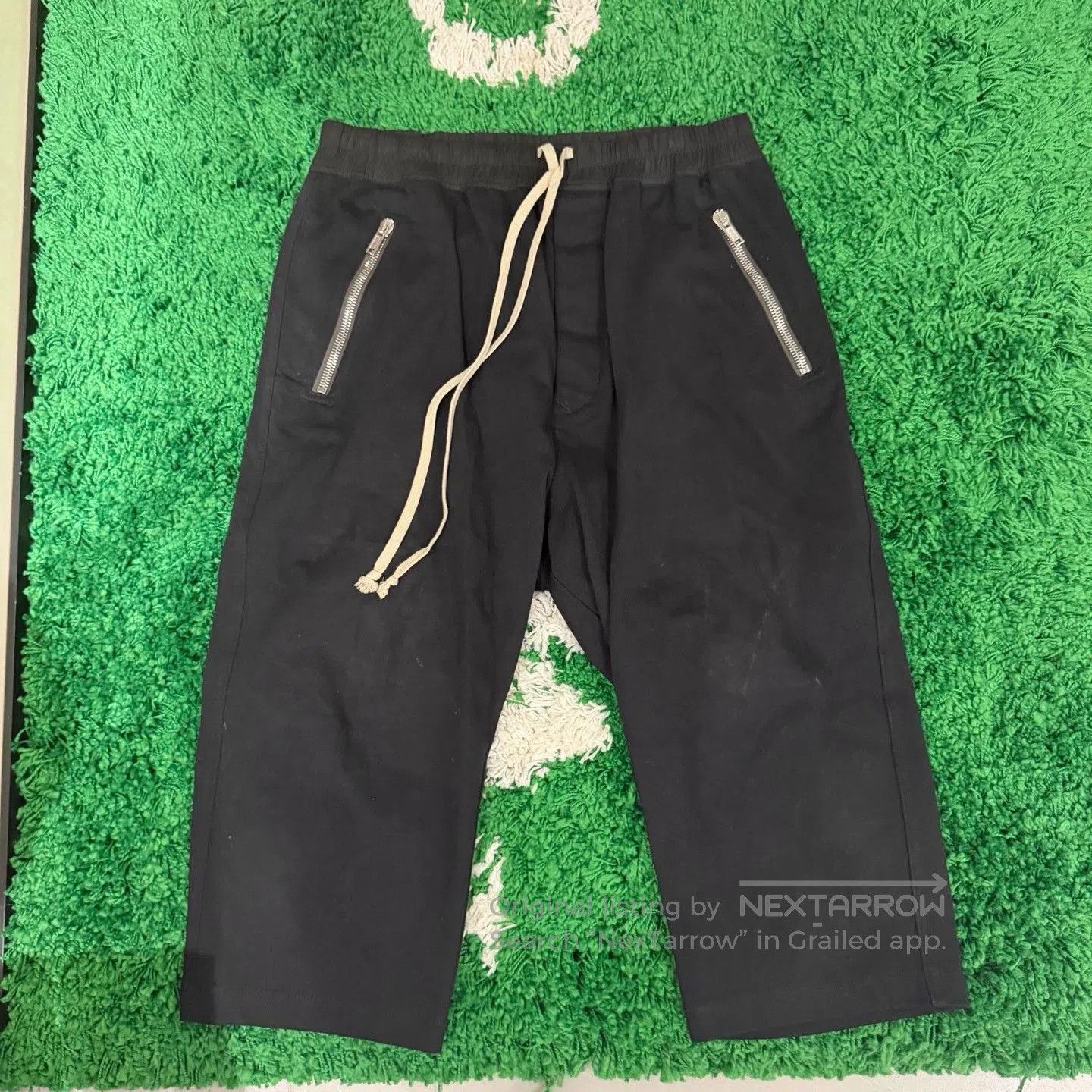 Rick Owens Rick Owens 2020 Main Line Cropped Cotton Pants. Size US 34 / EU 50 - 6 Thumbnail