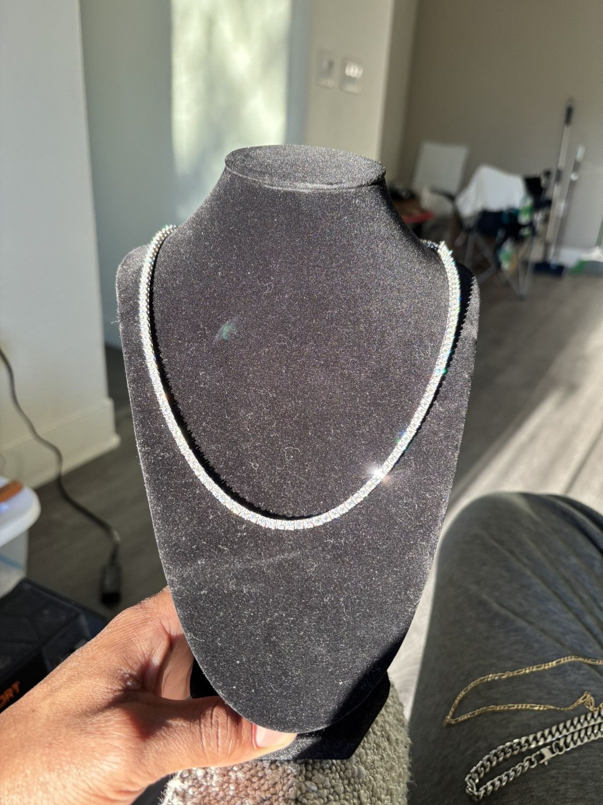 Other Moissanite tennis chain Size ONE SIZE - 5 Thumbnail