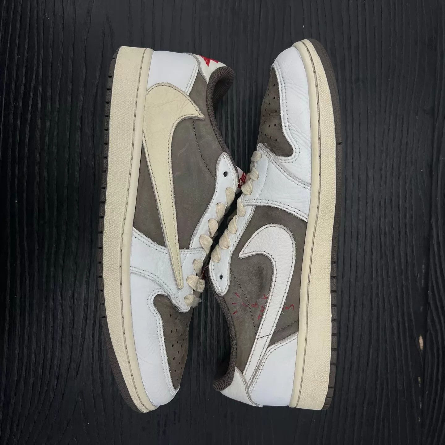 Travis Scott Jordan 1 Low TS Mocha Baroque Size 42 OG Box Size US 9 / EU 42 - 3 Thumbnail