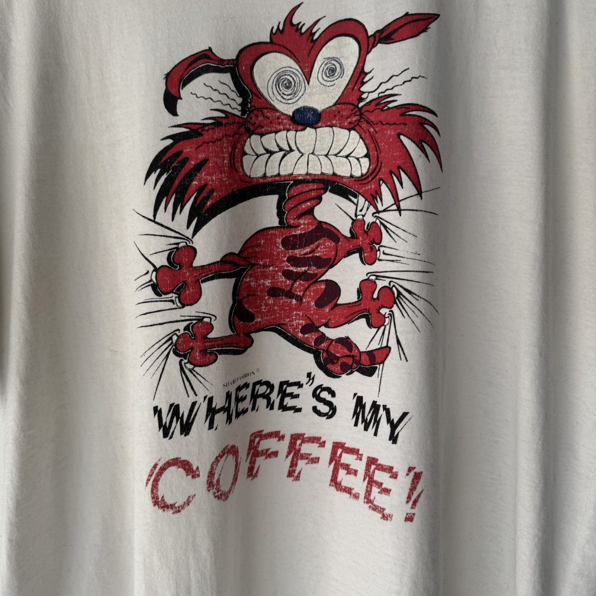 Vintage Vintage Where’s My Coffee Tee Size US L / EU 52-54 / 3 - 3 Thumbnail