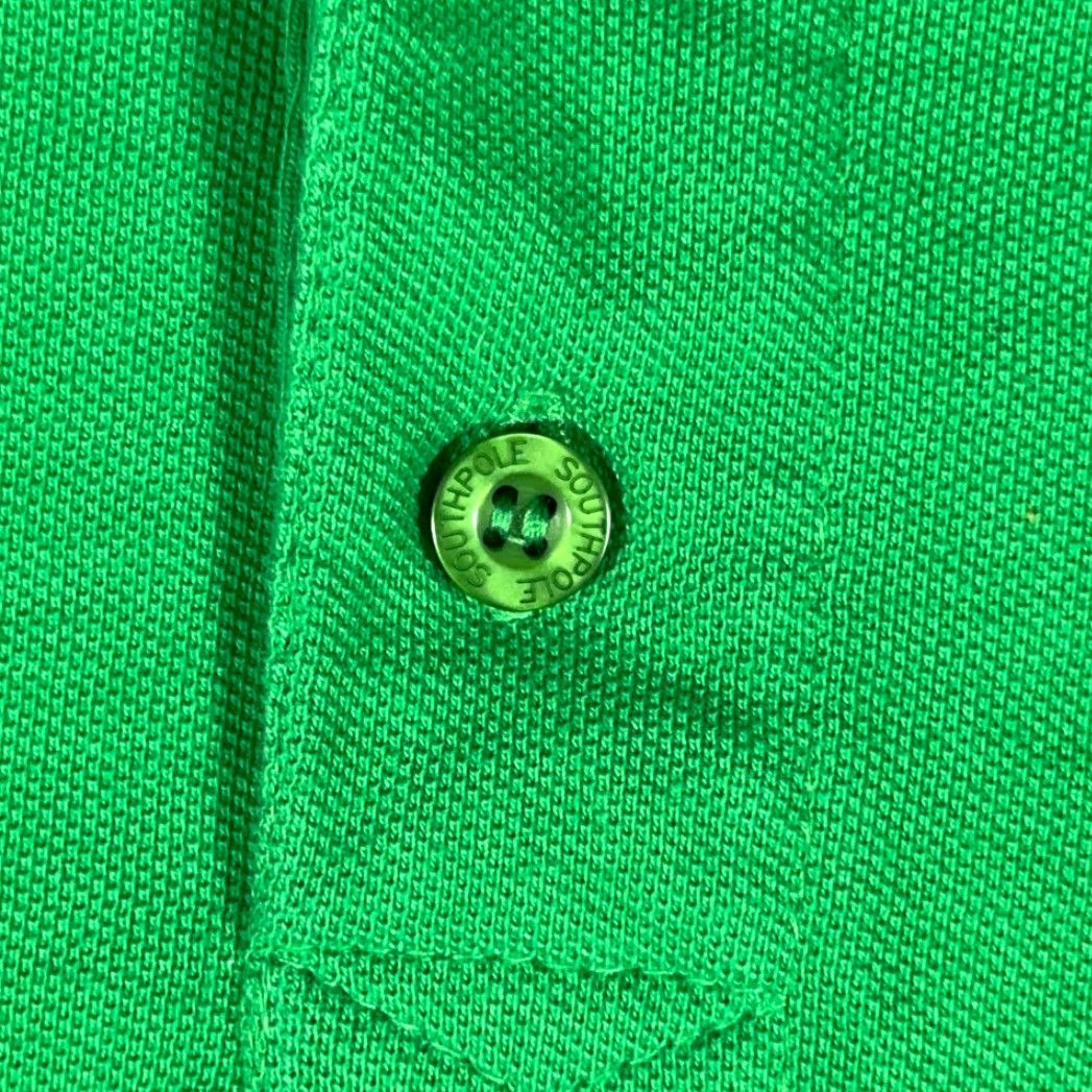 Southpole VINTAGE Southpole Polo Shirt Adult MEDIUM Green Logo Hip Hop Streetwear Y2K Size US M / EU 48-50 / 2 - 5 Thumbnail