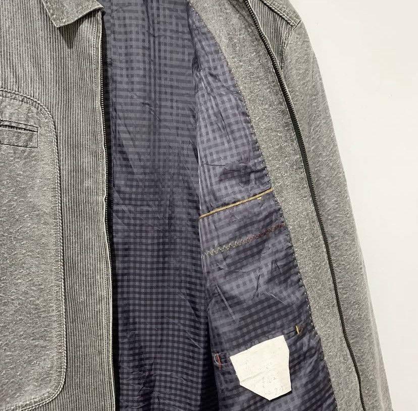 Armani Exchange Armani Exchange Vintage Wool Leather Jacket Size US L / EU 52-54 / 3 - 4 Thumbnail