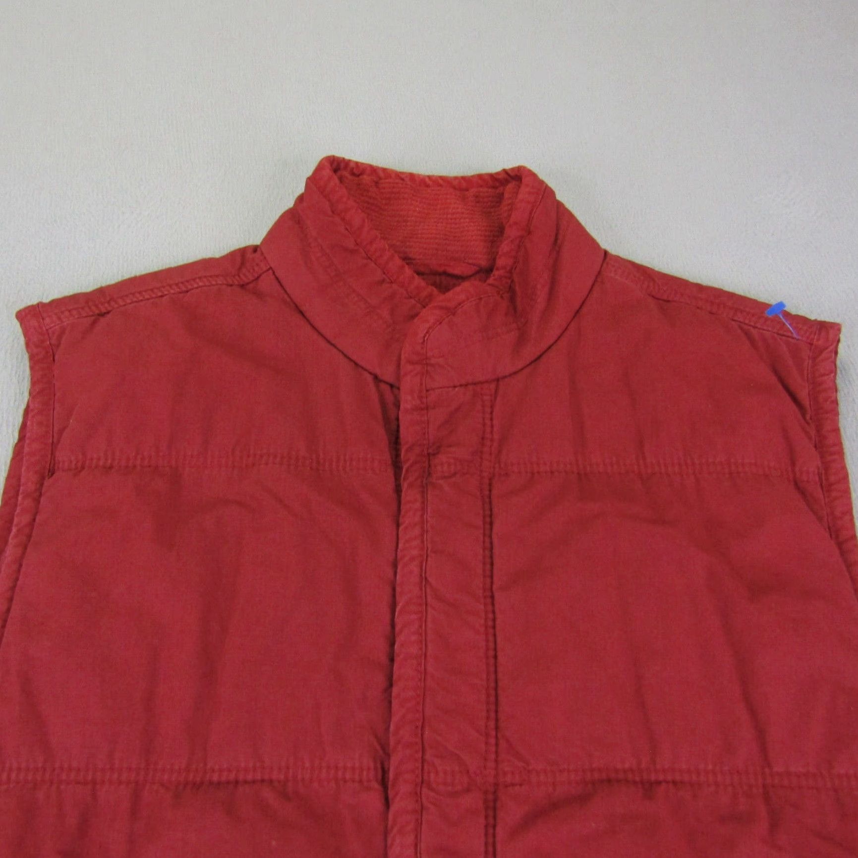 Lucky Brand VINTAGE Lucky Brand Men’s Vest Quilted Thermal Lined Snap Front Casual Small Red Outdoor Size US S / EU 44-46 / 1 - 2 Thumbnail